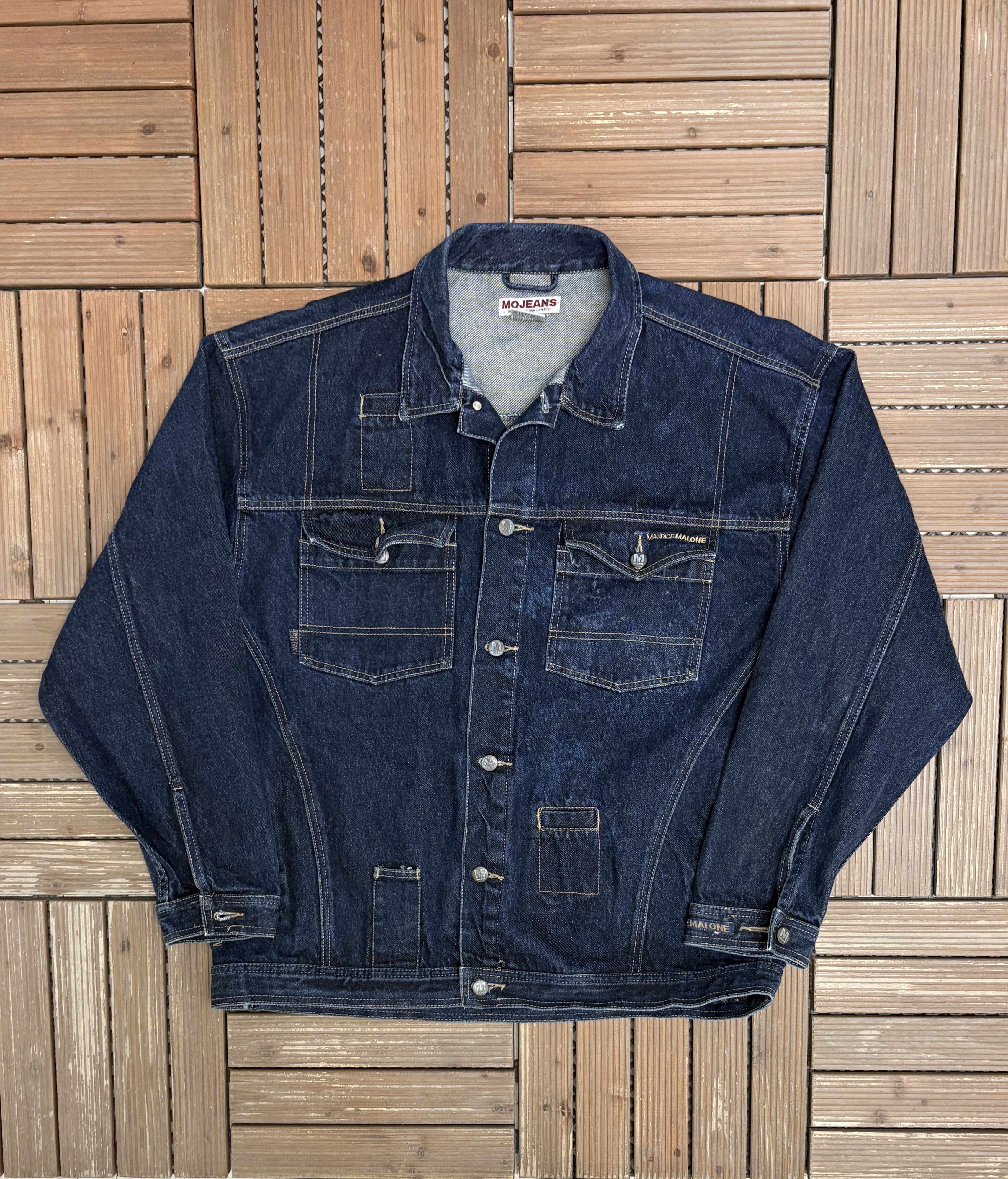 Other MoJeans by Maurice Malone Vintage Blue Denim Jeans Size US XXL / EU 58 / 5 - 1 Thumbnail
