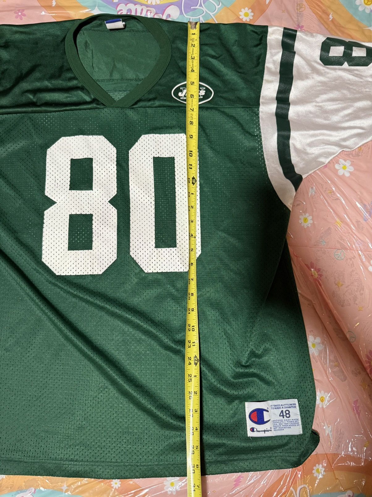 Champion Vintage Wayne Chrebet Champion Jersey #80 NY Jets 48 (XL) Size US XL / EU 56 / 4 - 8 Thumbnail
