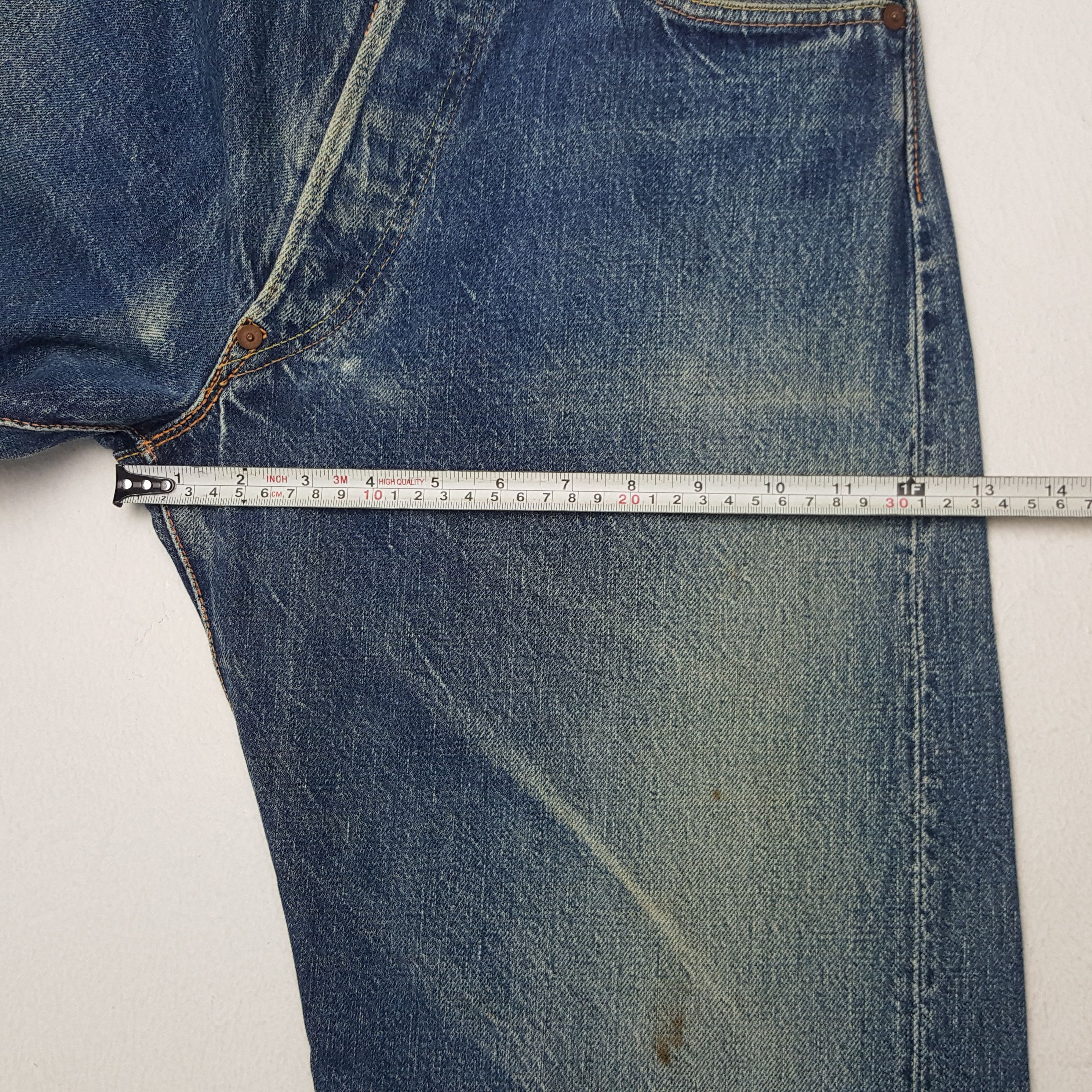 Evisu × Vintage Vintage Evisu Japan Custom Daicock Art Denim Jeans Size US 28 / EU 44 - 9 Thumbnail