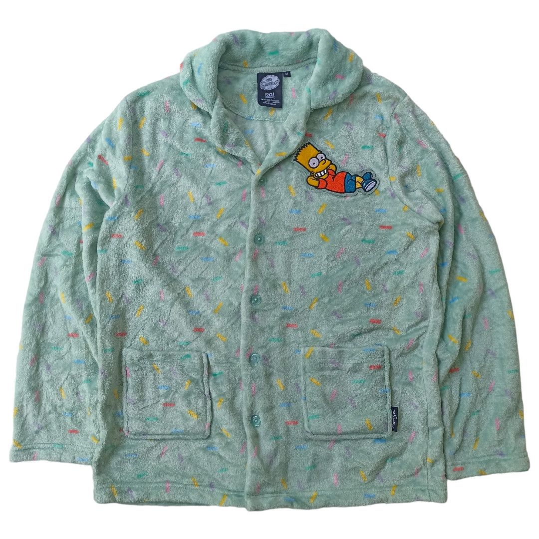 Vintage Y2K Bart The Simpsons Pajamas
