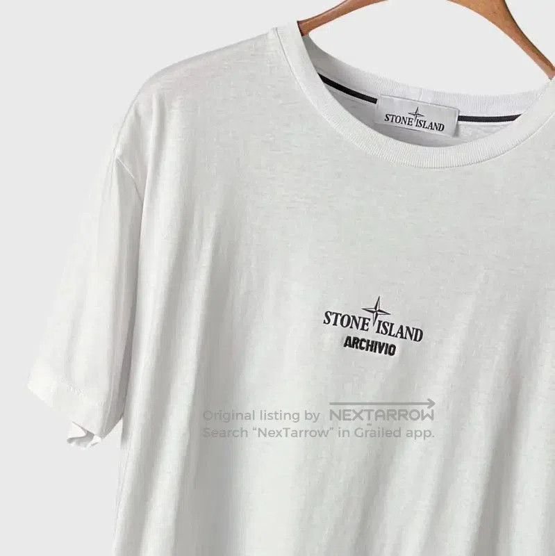 Stone Island Stone Island White Cotton Short Sleeve T-Shirt . Size S / US 4 / IT 40 - 5 Thumbnail