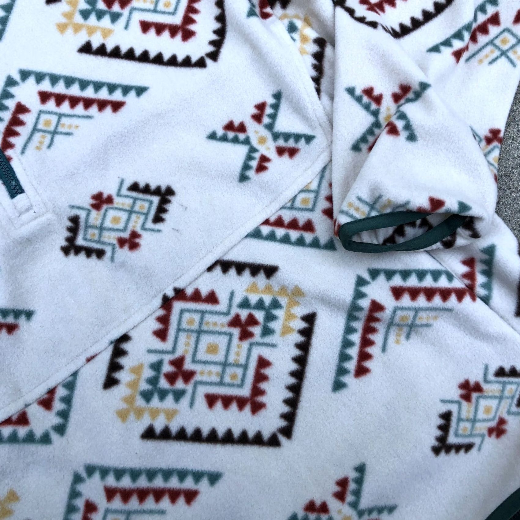 Vintage PRAIRIE MOUNTAIN 1/2 Zip Yosemite National Park Pullover Sweatshirt MED Fleece Shirt Mens M Yellow Multi Size US M / EU 48-50 / 2 - 4 Thumbnail