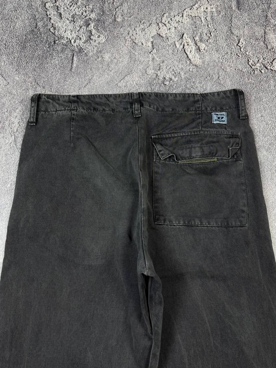 Diesel Y2K Diesel Garment Dye Grey Washed Jeans 2000s Size US 32 / EU 48 - 12 Thumbnail