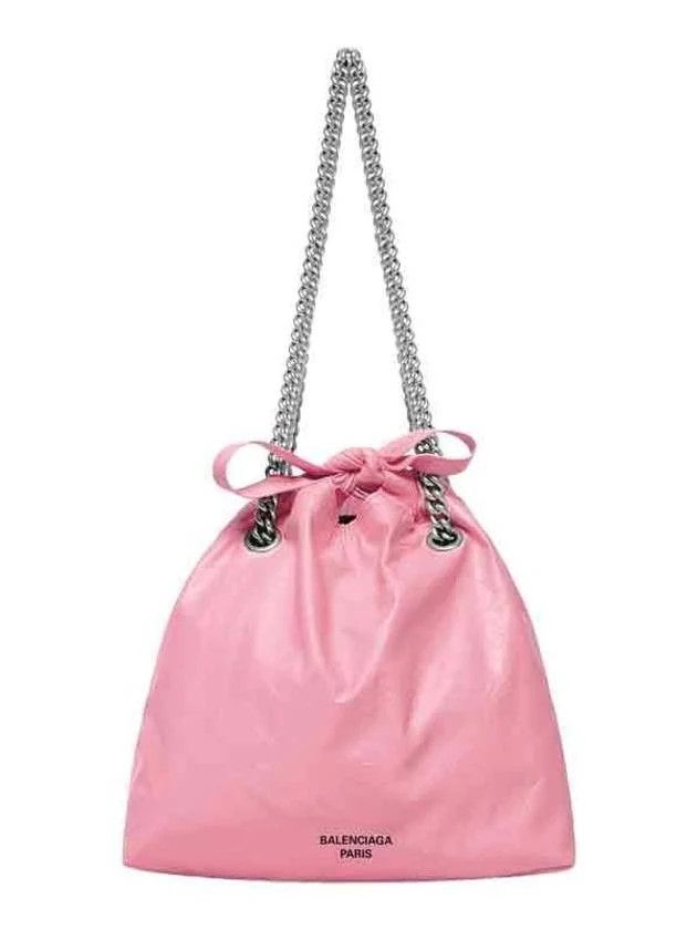 Balenciaga o1mt1gz0824 Size: OS / Crush Small Tote Bag in Pink Size ONE SIZE - 1 Thumbnail
