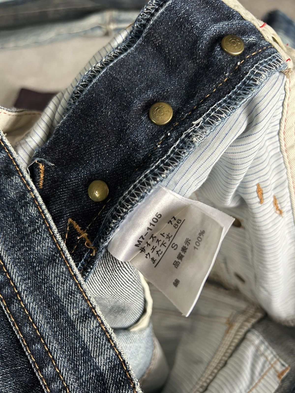 Marithe + Francois Girbaud MFG Y2K Mudwash Jeans Size US 30 / EU 46 - 13 Thumbnail