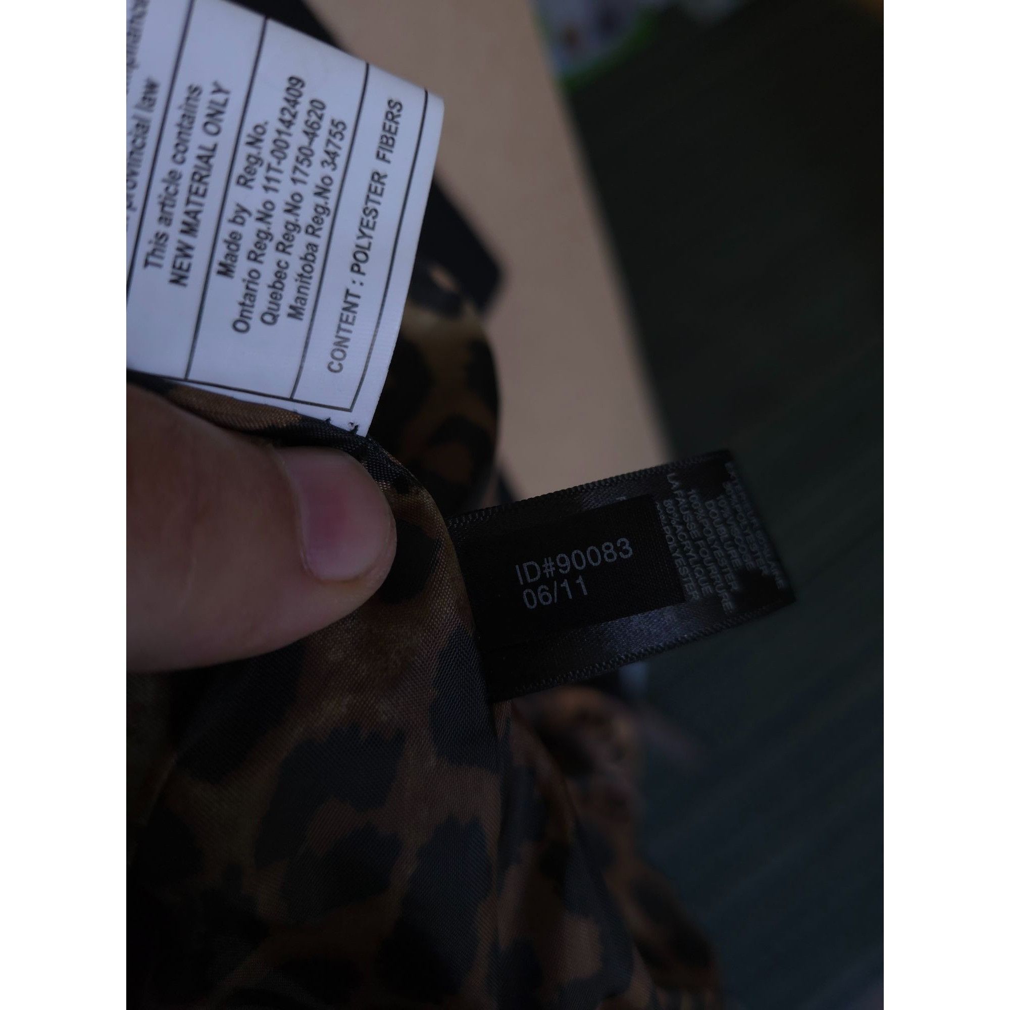 Express Express Womens Black Coat With Faux Fur Collar - Size M leop Size M / US 6-8 / IT 42-44 - 5 Thumbnail