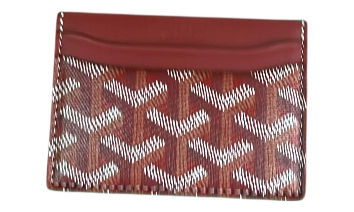 Goyard Goyard Saint Sulpice Red Card Holder Size ONE SIZE - 2 Thumbnail