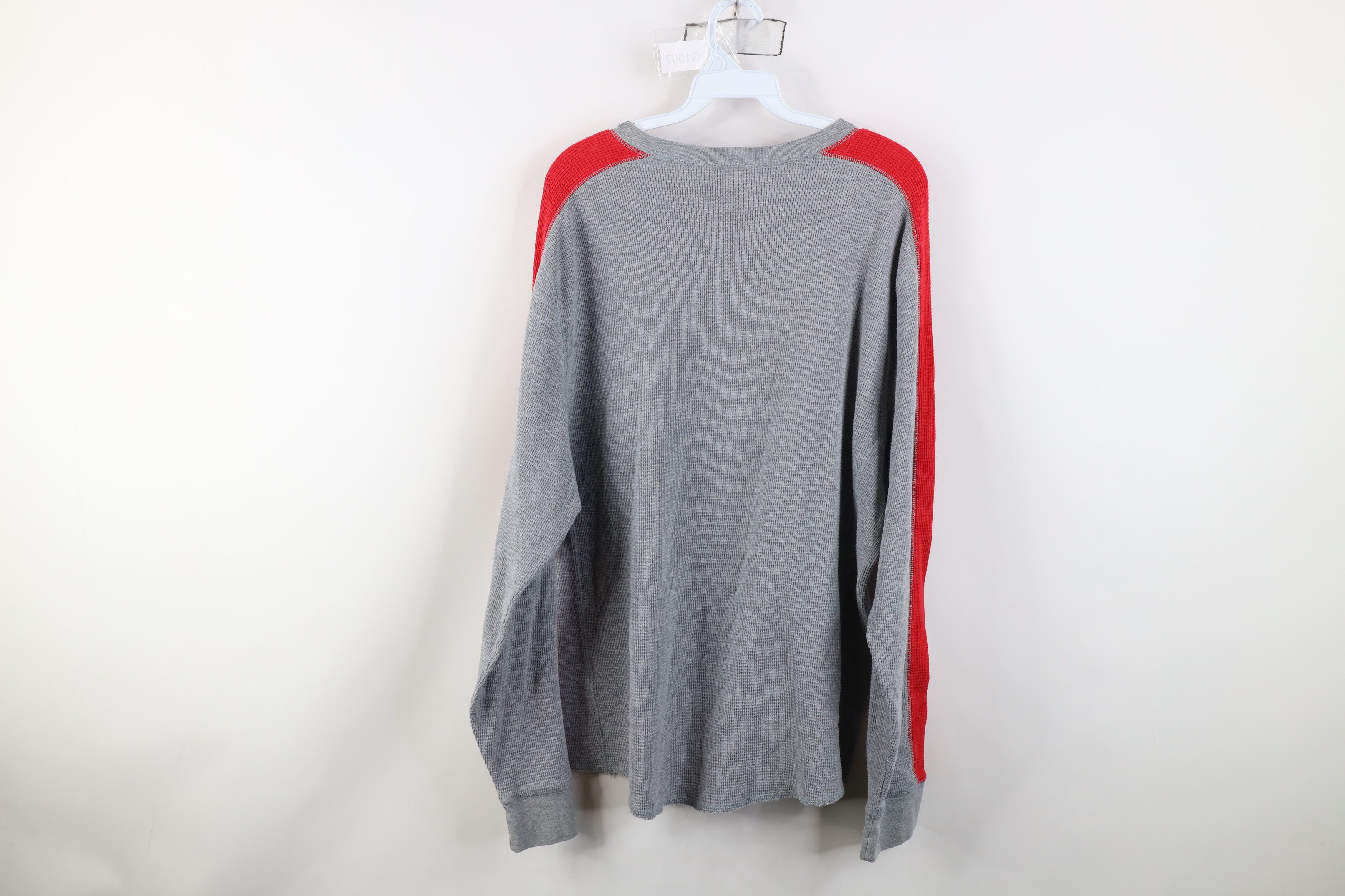 Nike Vintage Nike Swoosh Ohio State University Thermal T-Shirt Size US XL / EU 56 / 4 - 11 Thumbnail