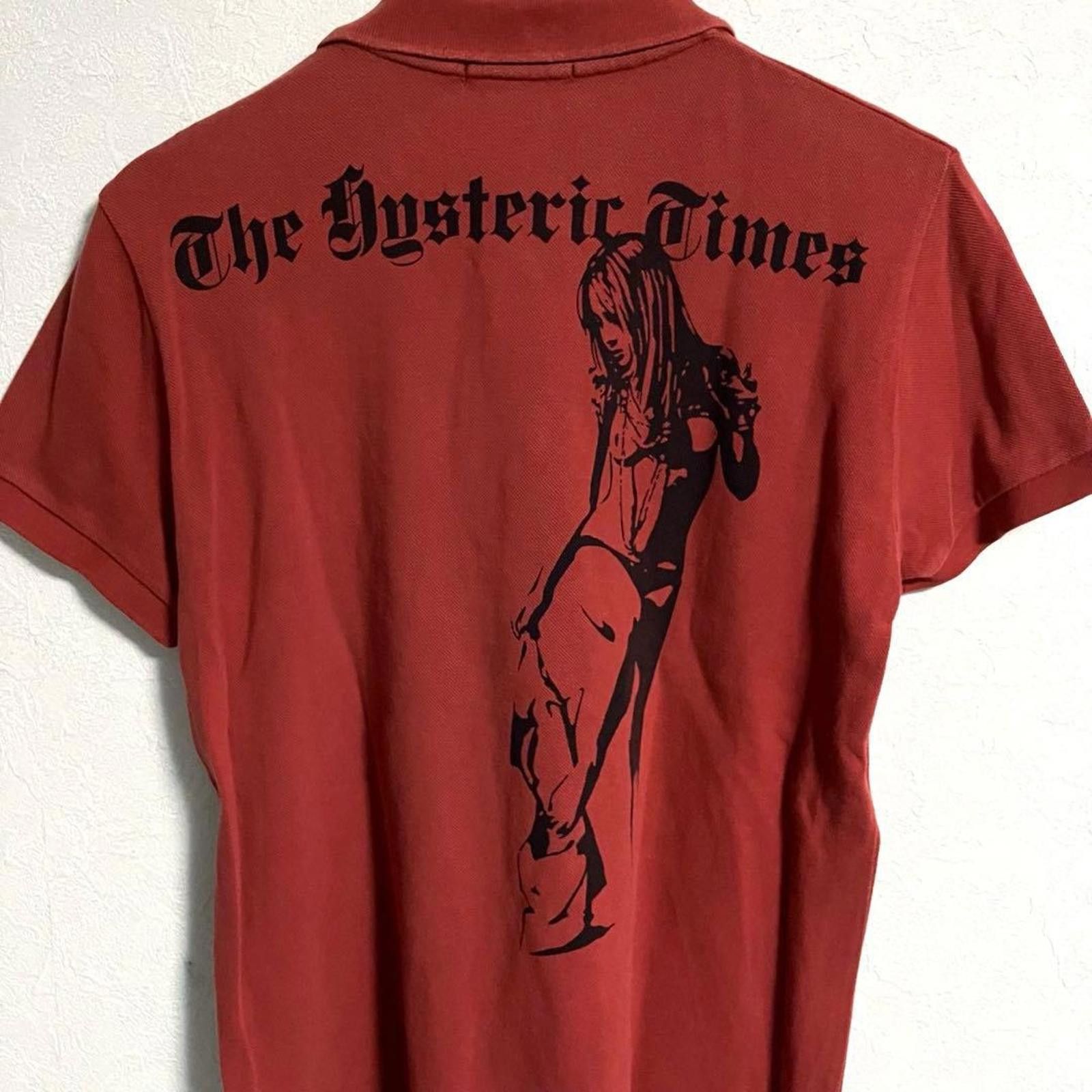 Other Hysteric Glamour - Red Polo Shirt Size US L / EU 52-54 / 3 - 5 Thumbnail