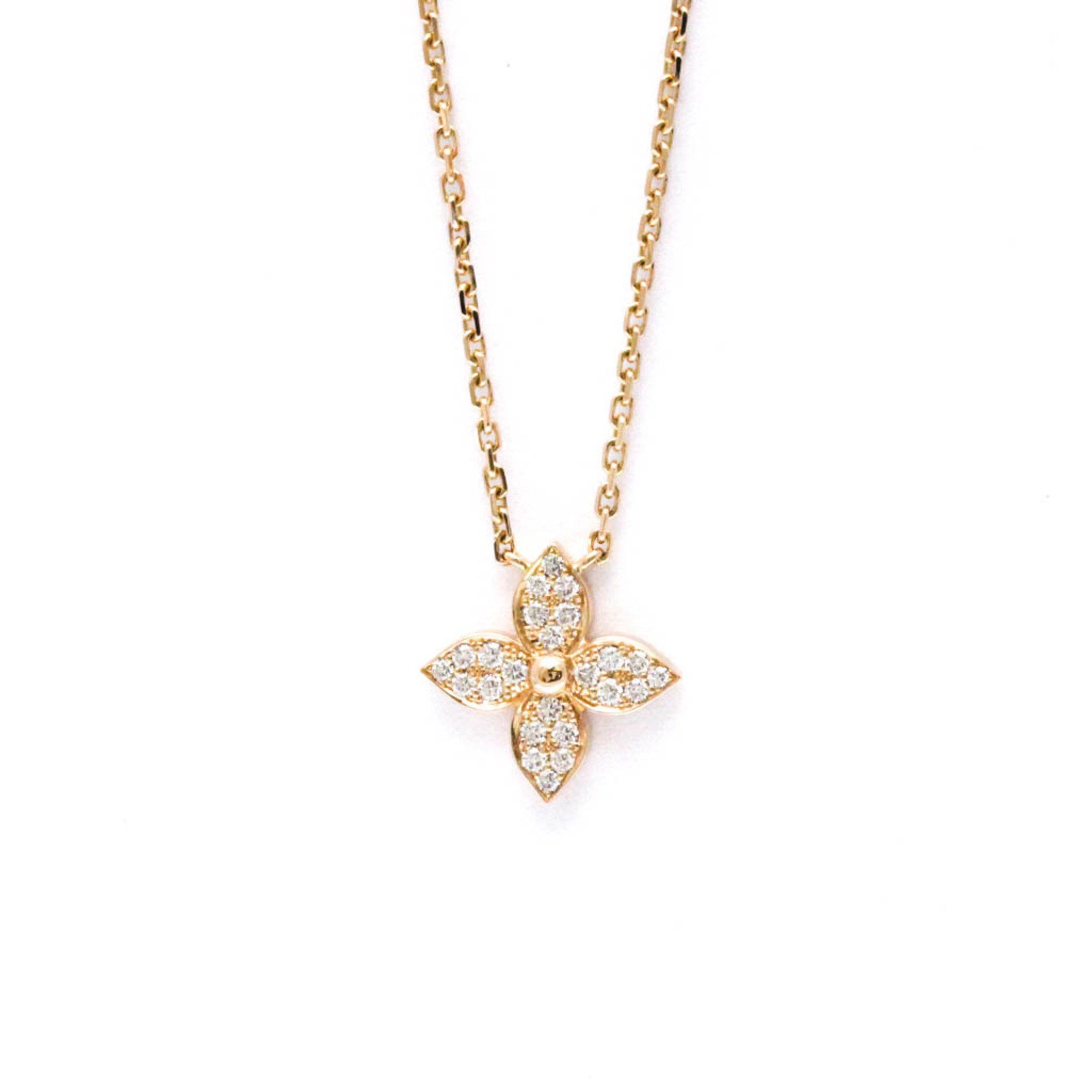 image of Louis Vuitton Pendant Star Blossom Pink Gold X Diamond Q93710 Pink Gold (18K) Diamond Men,women Fas
