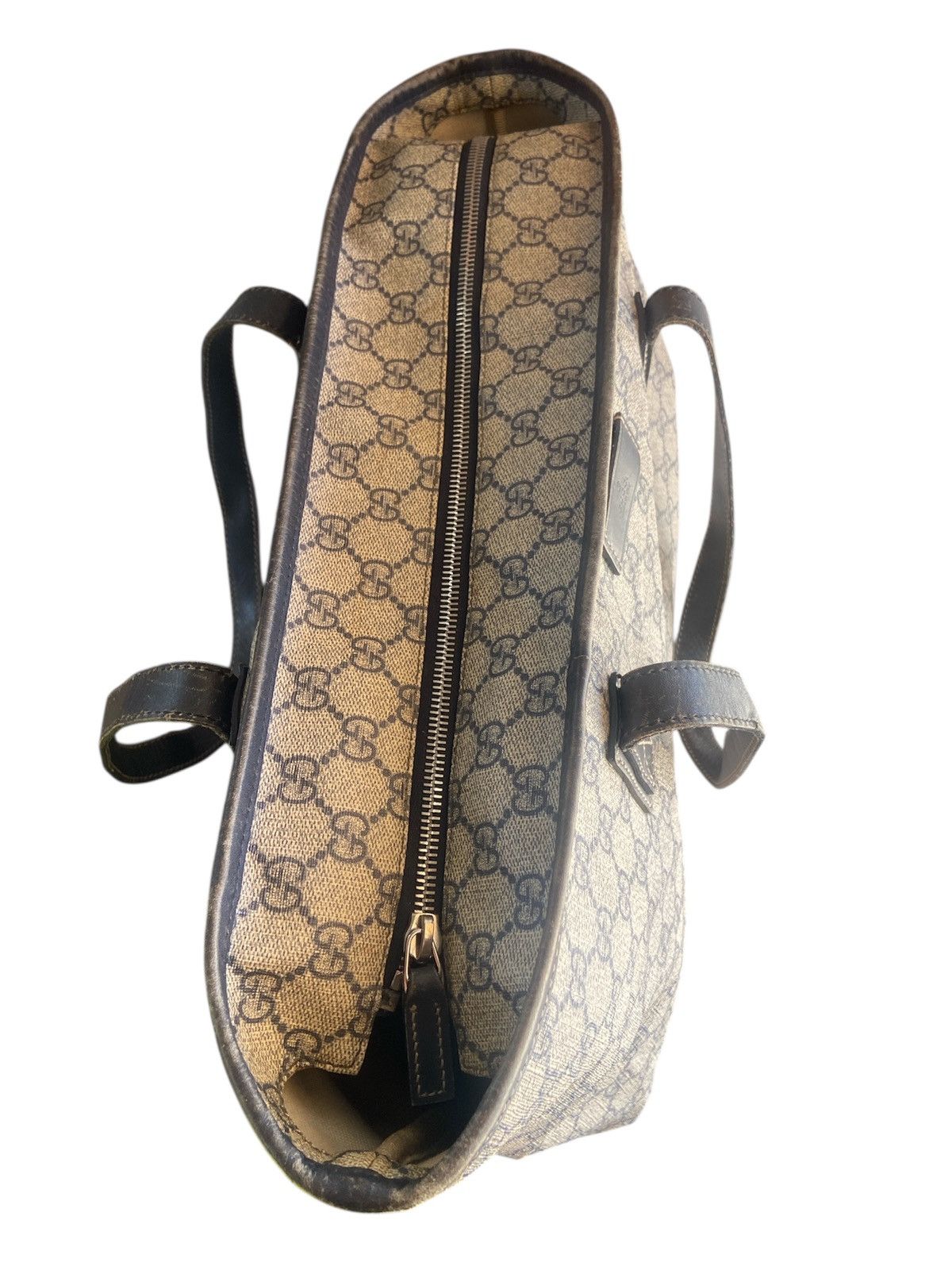 Balenciaga × Gucci GUCCI GG supreme canvas tote bag Authentic Size ONE SIZE - 8 Thumbnail