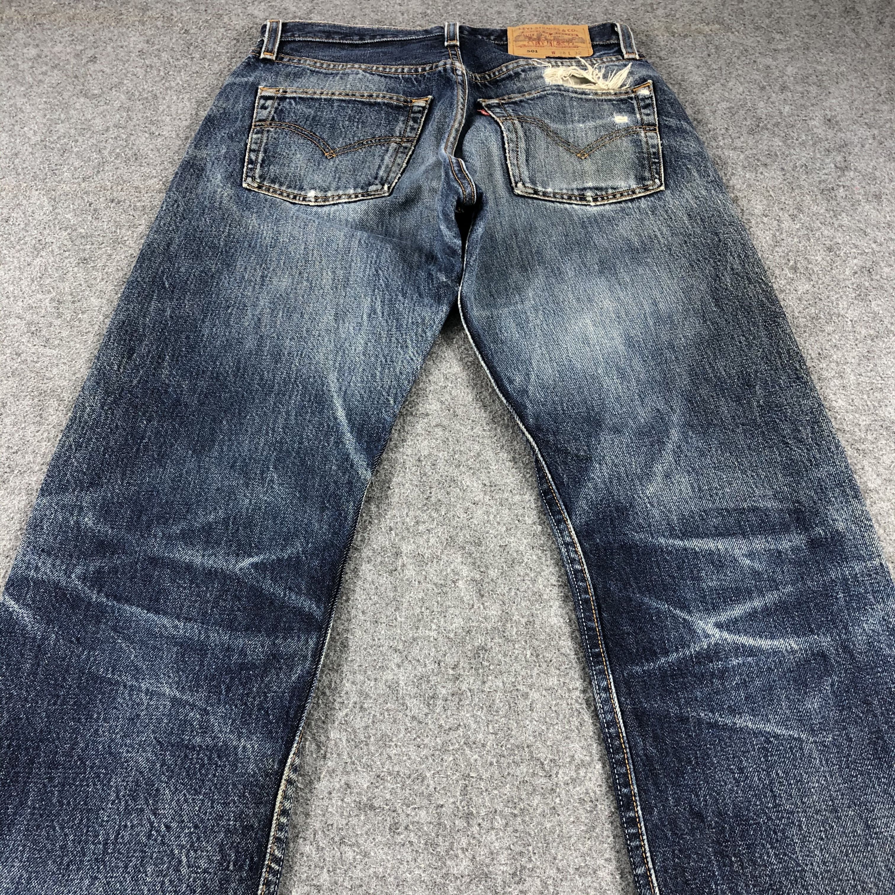 Levi's Vintage 90s Levis 501 Jeans-JM907 Size US 28 / EU 44 - 4 Thumbnail
