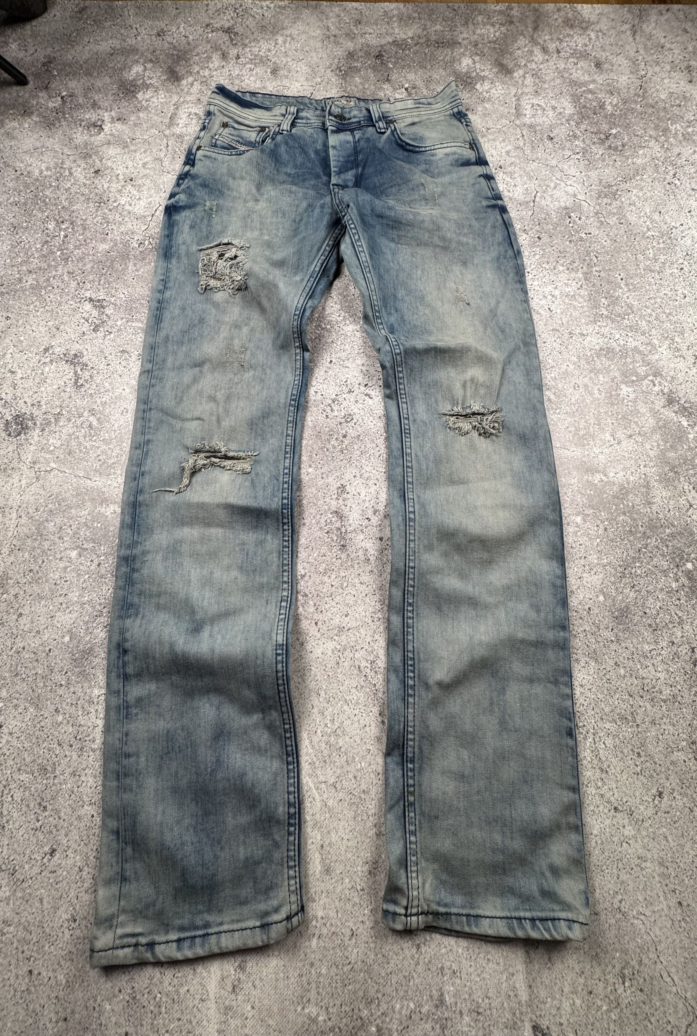 Diesel 🔥RARE🔥Vintage Diesel Distressed Jeans Size US 32 / EU 48 - 1 Thumbnail