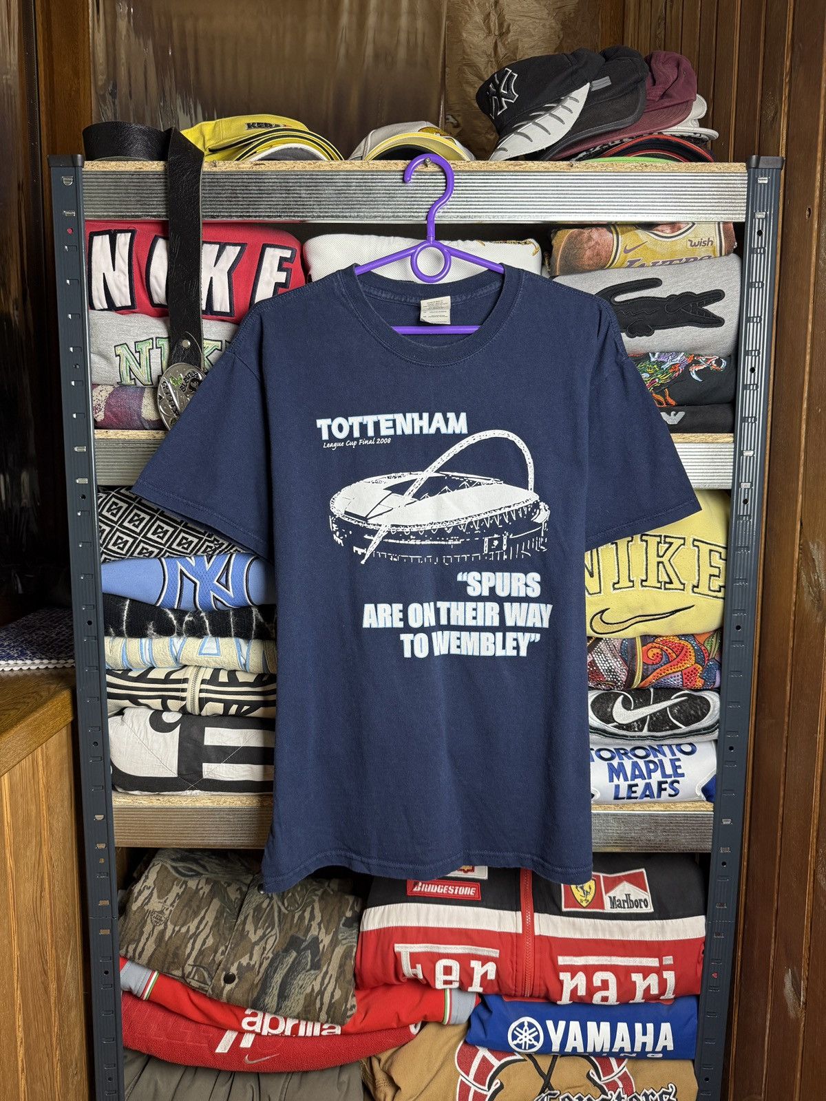 Gildan Tottenham 2007 home shirt jersey WEMBLEY tee Size US M / EU 48-50 / 2 - 1 Thumbnail