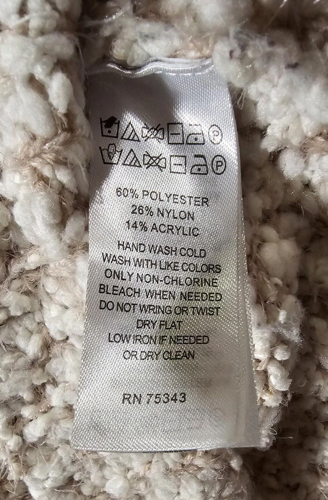 Designer Ruby Moon Chunky Cable Knit Women's Open Cardigan Sz XL Size XL / US 12-14 / IT 48-50 - 9 Thumbnail