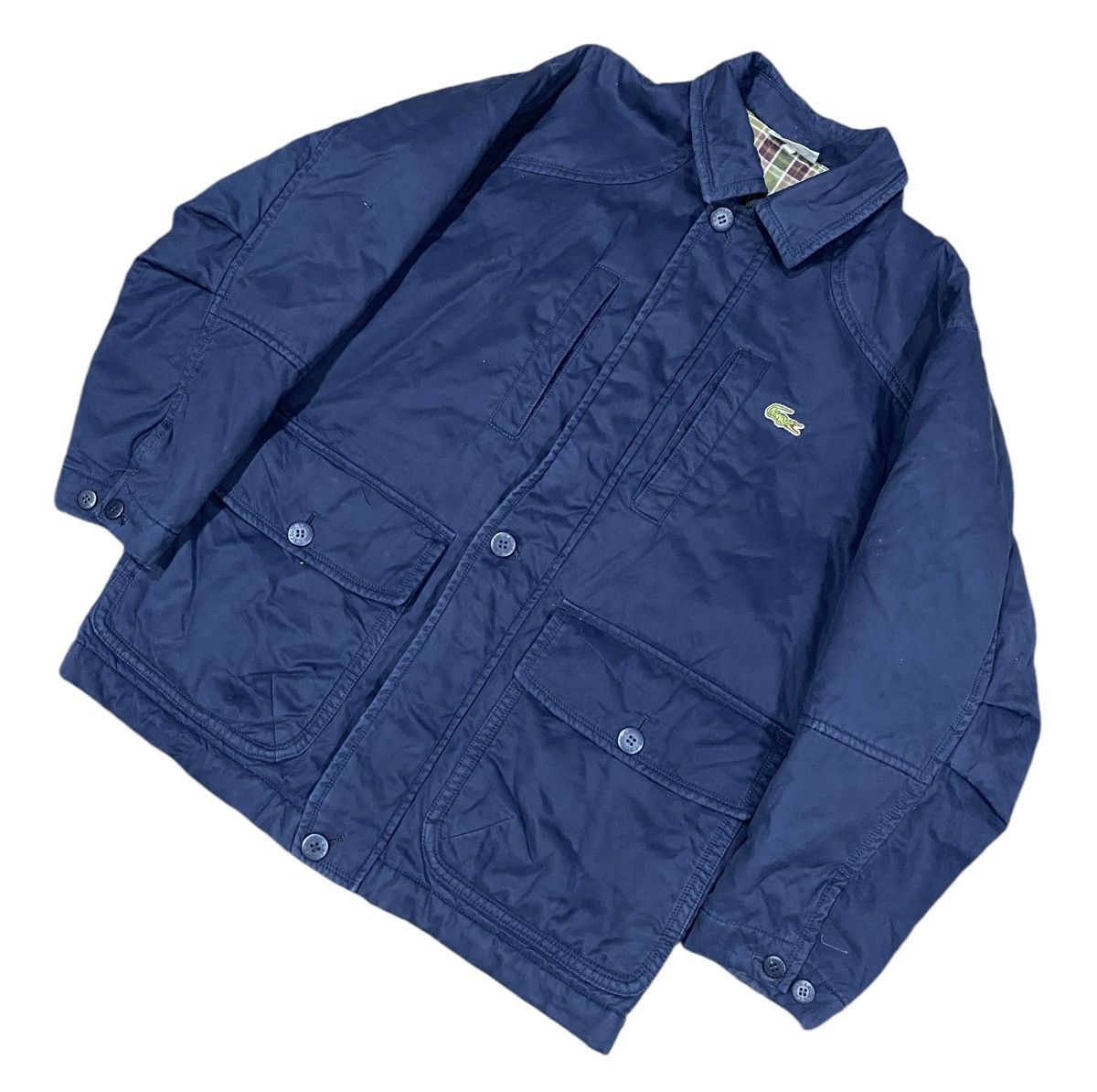 Lacoste Dark Blue LACOSTE Double Lining Jacket Size US L / EU 52-54 / 3 - 13 Thumbnail