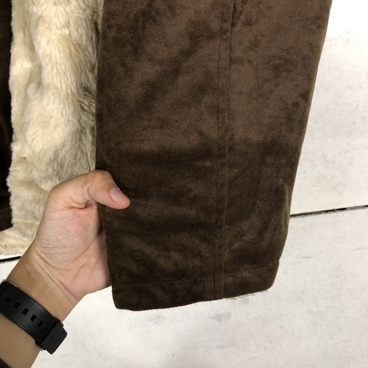 Japanese Brand × Vintage 📌VINTAGE BIKER JACKET S-MICHAEL MINK FUR SHEARLING Size US M / EU 48-50 / 2 - 14 Thumbnail