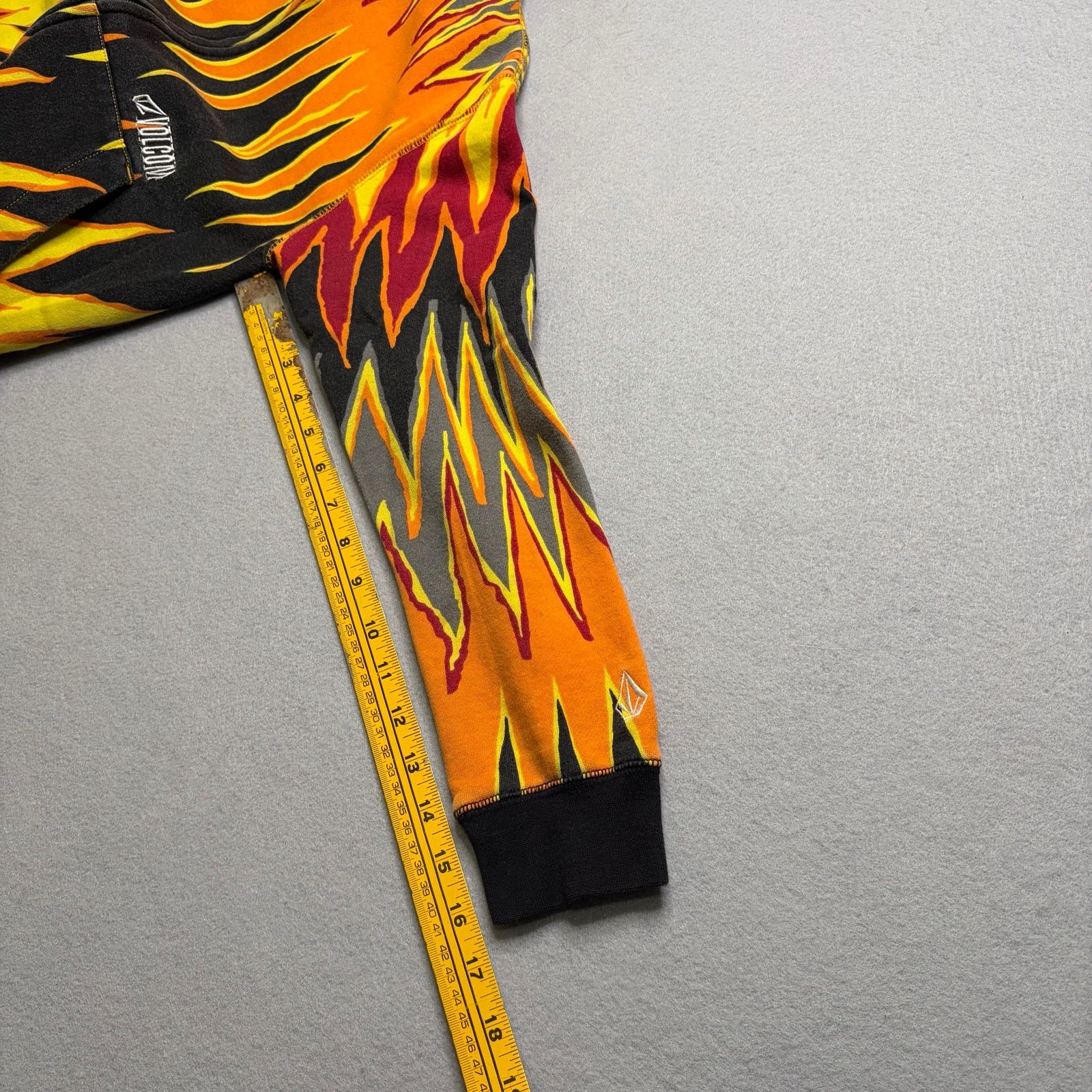 Volcom Volcom Flame Full Zip Hoodie Mask Face Surf Y2K Men’s XXS Size US XS / EU 42 / 0 - 7 Thumbnail