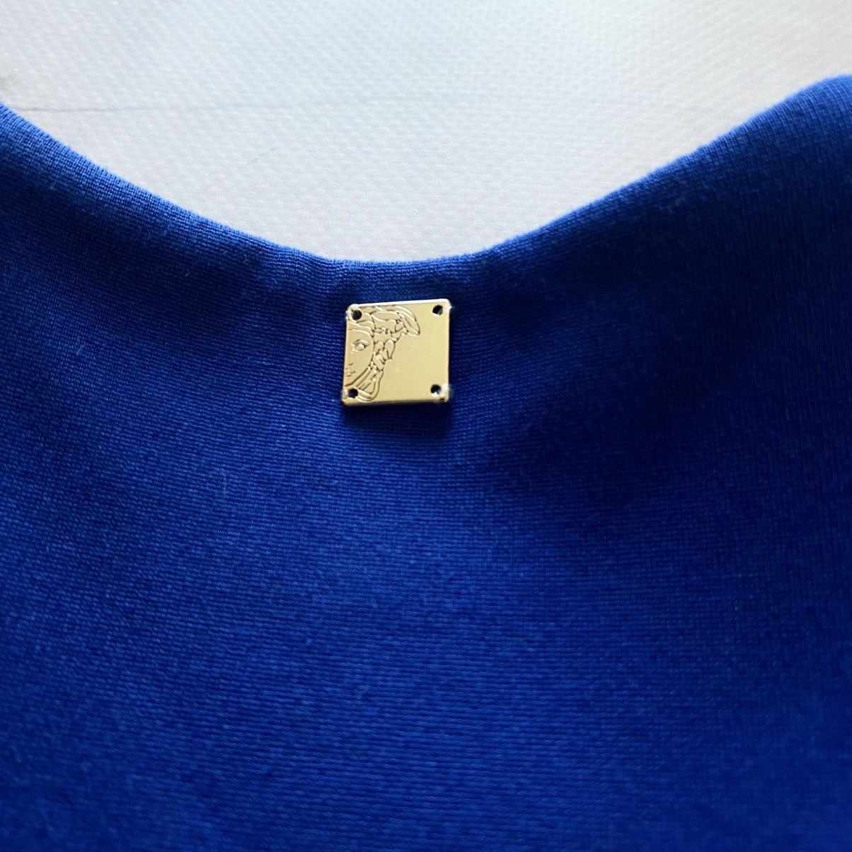 Versus Versace Versace Collection Sleeveless Blue/Black Mini Dress Y2K Size XS / US 0-2 / IT 36-38 - 6 Thumbnail