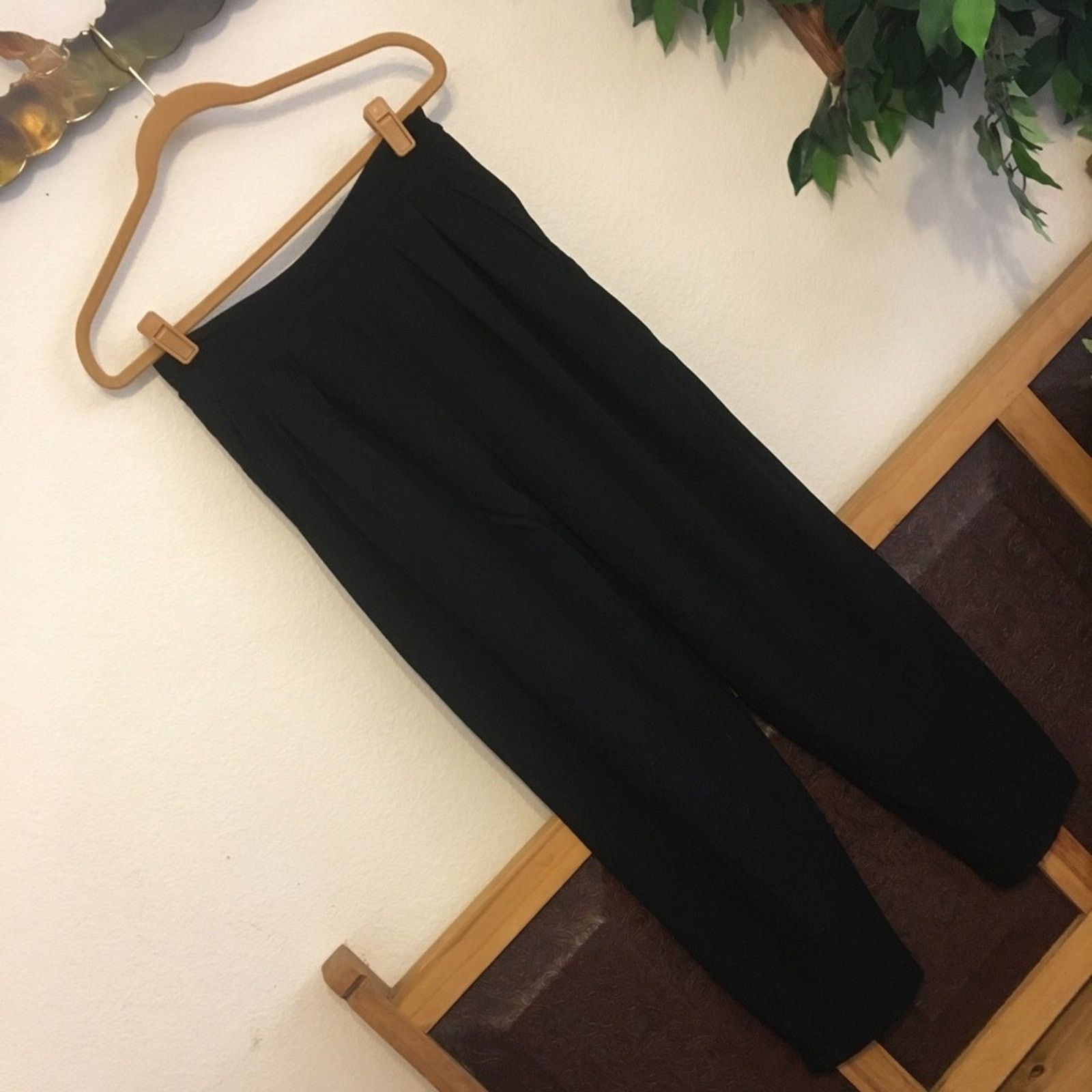 Georges Marciano Vintage 80s Georges Marciano black career pants Size 34" / US 12 / IT 48 - 2 Thumbnail