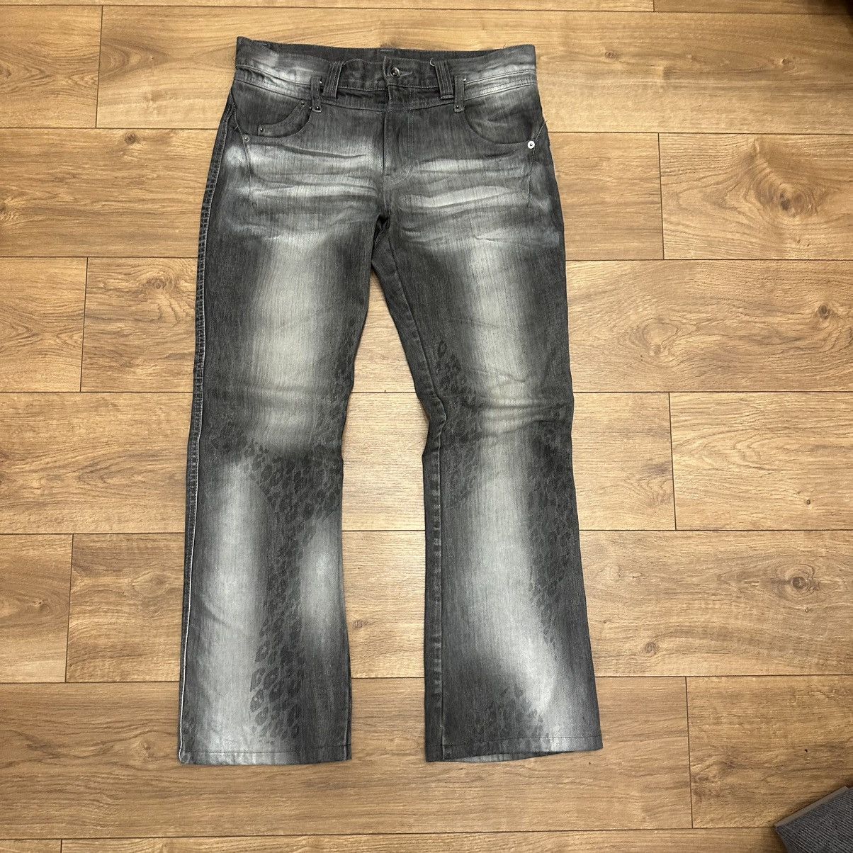 semanticdesign Semanticdesign black and grey flared jeans Size US 30 / EU 46 - 1 Thumbnail