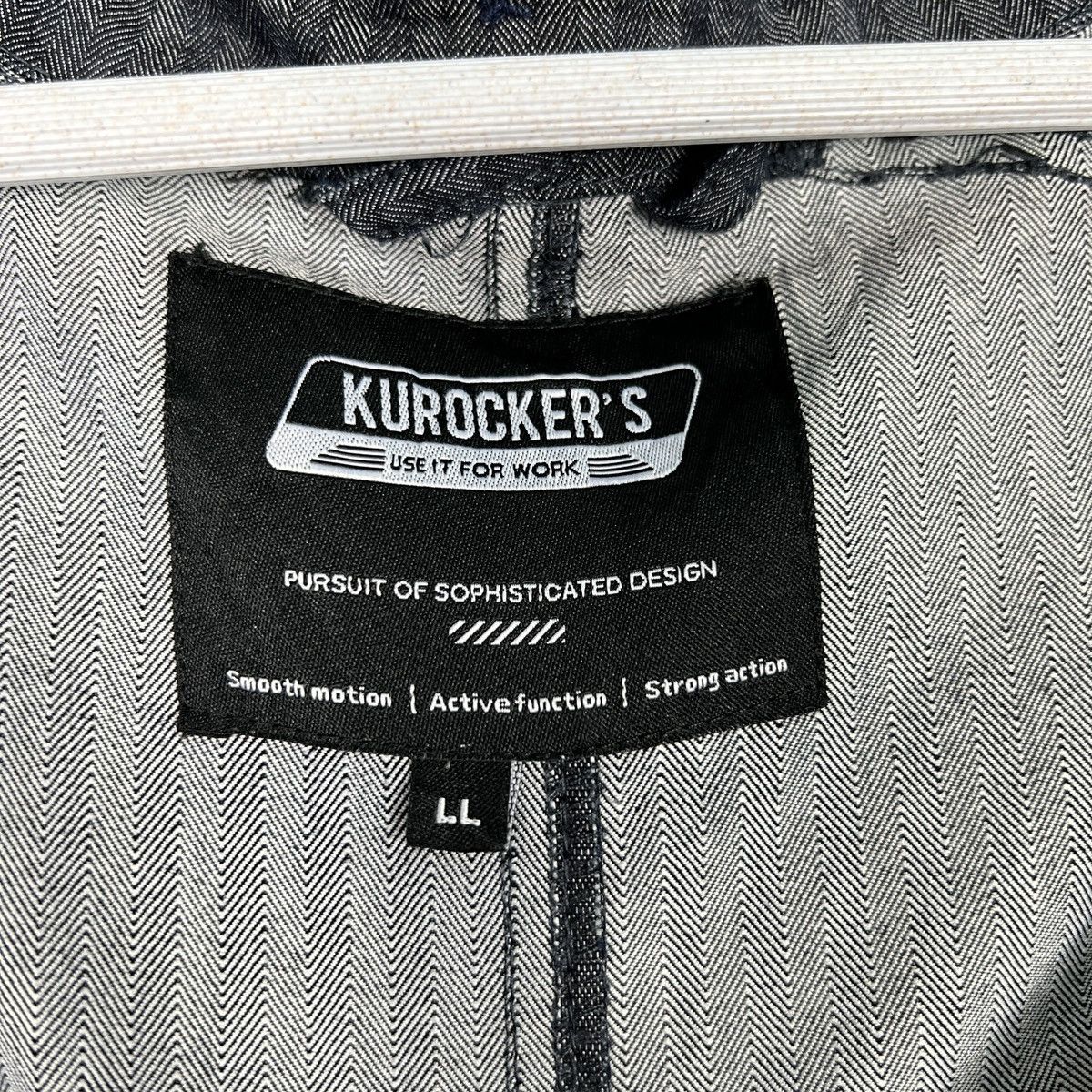 Japanese Brand 🔥 KUROCKERS STRIPE WORKER MODERN JACKET Size US L / EU 52-54 / 3 - 16 Thumbnail