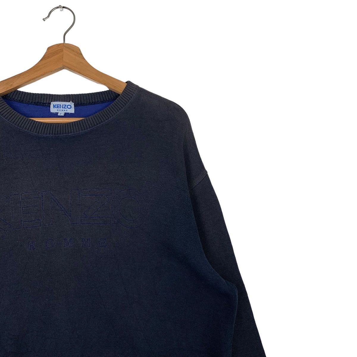 Kenzo KENZO HOMME Big Logo Pullover Sweater #0253-C12 Size US L / EU 52-54 / 3 - 6 Thumbnail