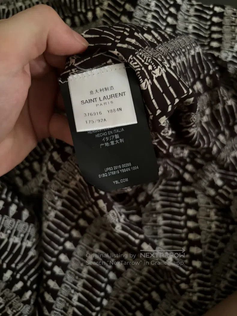Saint Laurent Paris Saint Laurent Paris size 37 Skull Shirt Size US S / EU 44-46 / 1 - 9 Thumbnail