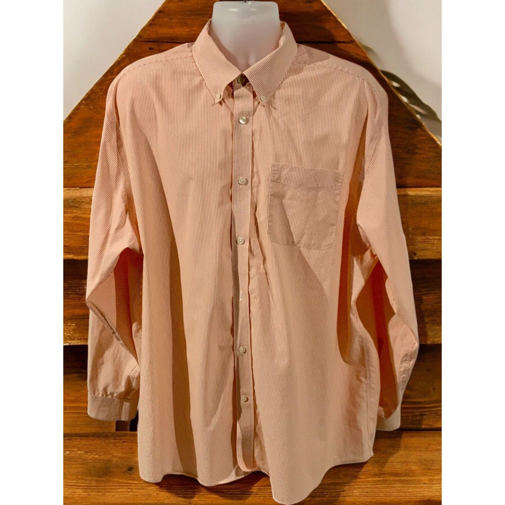 Eddie Bauer Eddie Bauer 2XL Wrinkle Free Relaxed Fit Long Sleeve Shirt Size US XXL / EU 58 / 5 - 2 Thumbnail