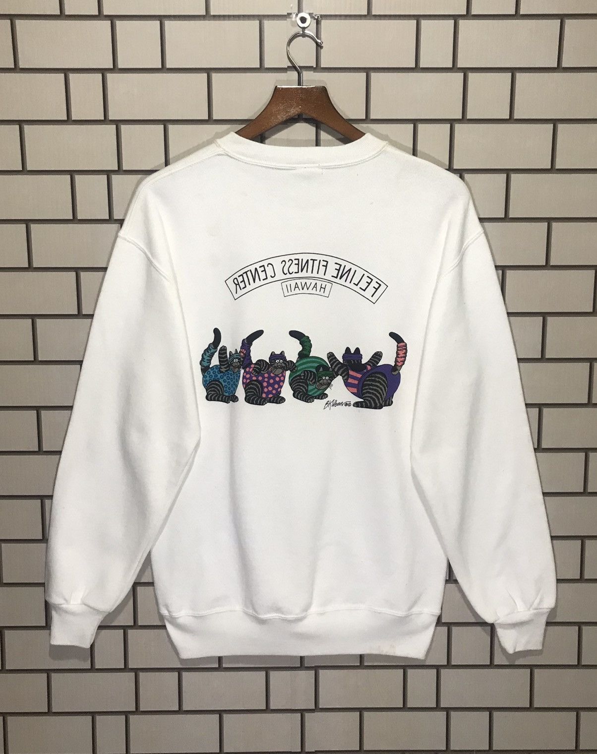 Other Vintage Bkliban Cat Hawai Sweatshirt Size US M / EU 48-50 / 2 - 7 Thumbnail