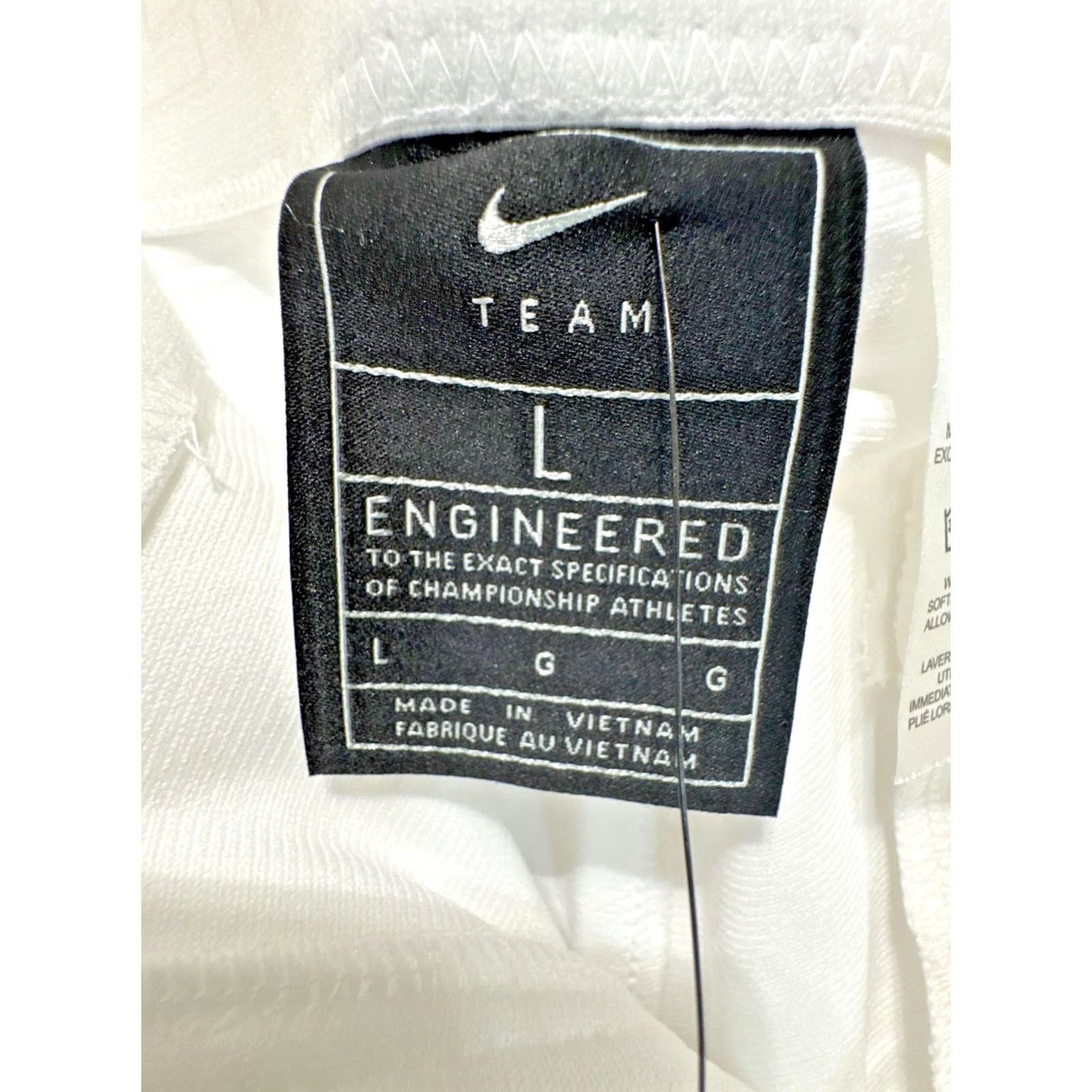 Nike Nike Longball Baseball Practice Pant White Adult Large Mens BQ6435-101 Size US 33 - 4 Thumbnail