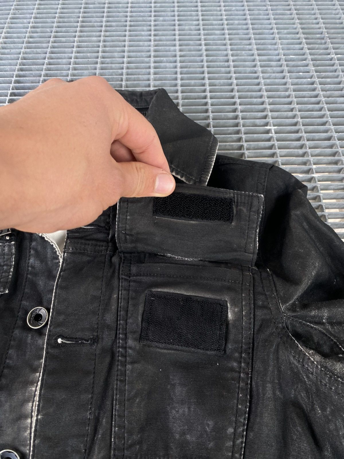 Le Grande Bleu (L.G.B.) Le Grande Bleu LGB Multizip Raw Wax Big Back Zip Jacket Size US S / EU 44-46 / 1 - 15 Thumbnail