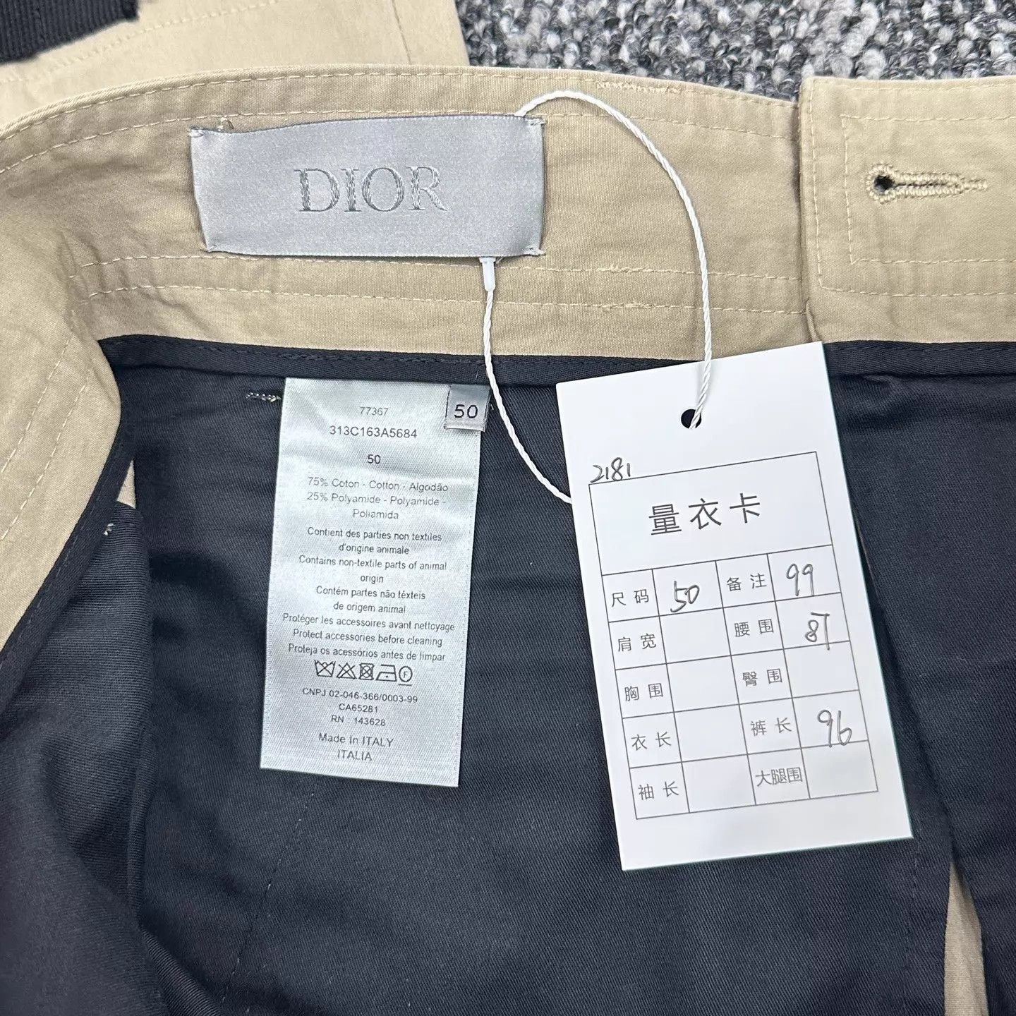 Dior Dior Lock Pocket Cargo Pants 50 Size US 34 / EU 50 - 5 Thumbnail