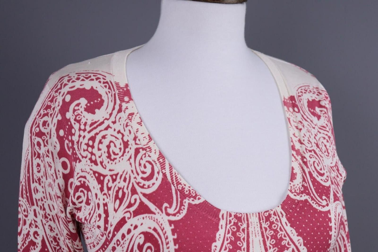 Etro Etro Milano Multicolour Paisley Silk Top Shirt Size 42 Size M / US 6-8 / IT 42-44 - 7 Thumbnail