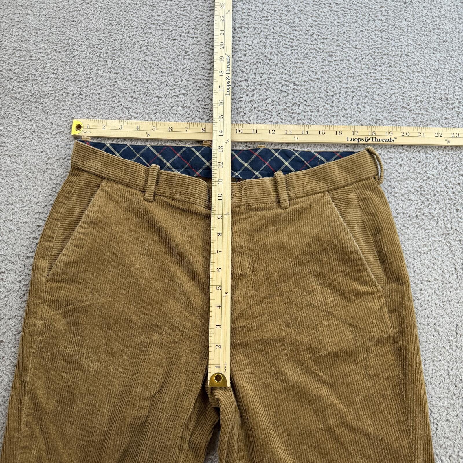 Brooks Brothers Brooks Brothers Corduroy Pants Mens 36x32 Tan Classic Size US 36 / EU 52 - 3 Thumbnail