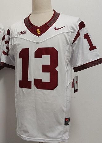Other Men's USC Trojans #13 Caleb Williams White Stitched Jersey Size US L / EU 52-54 / 3 - 3 Thumbnail