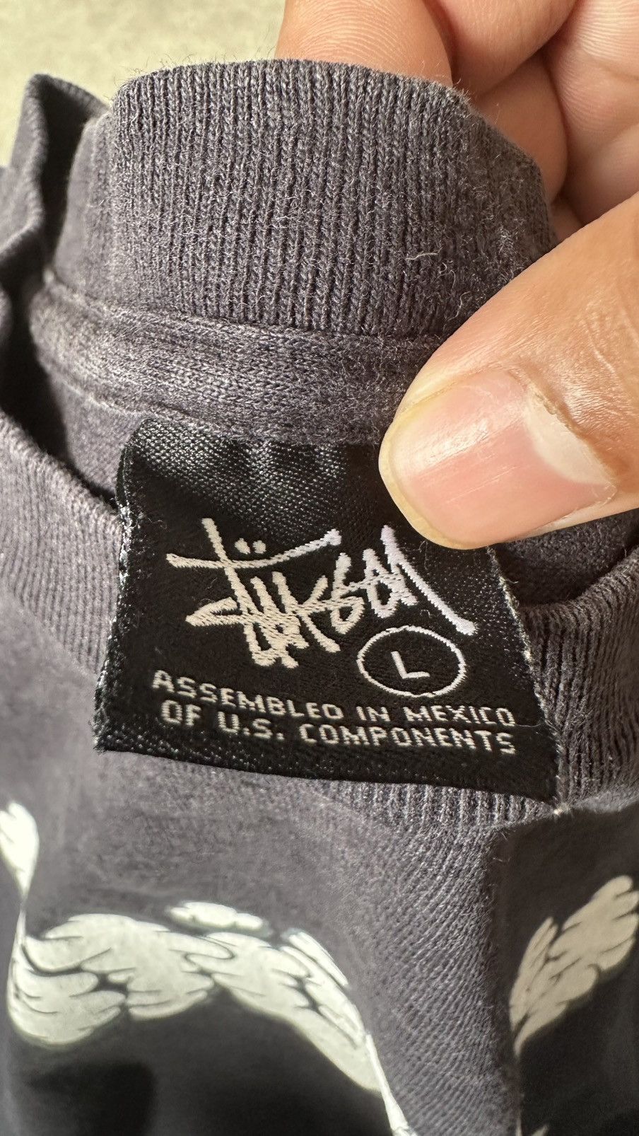 Stussy VINTAGE STUSSY MOTOR FOG TEE Size US L / EU 52-54 / 3 - 6 Thumbnail