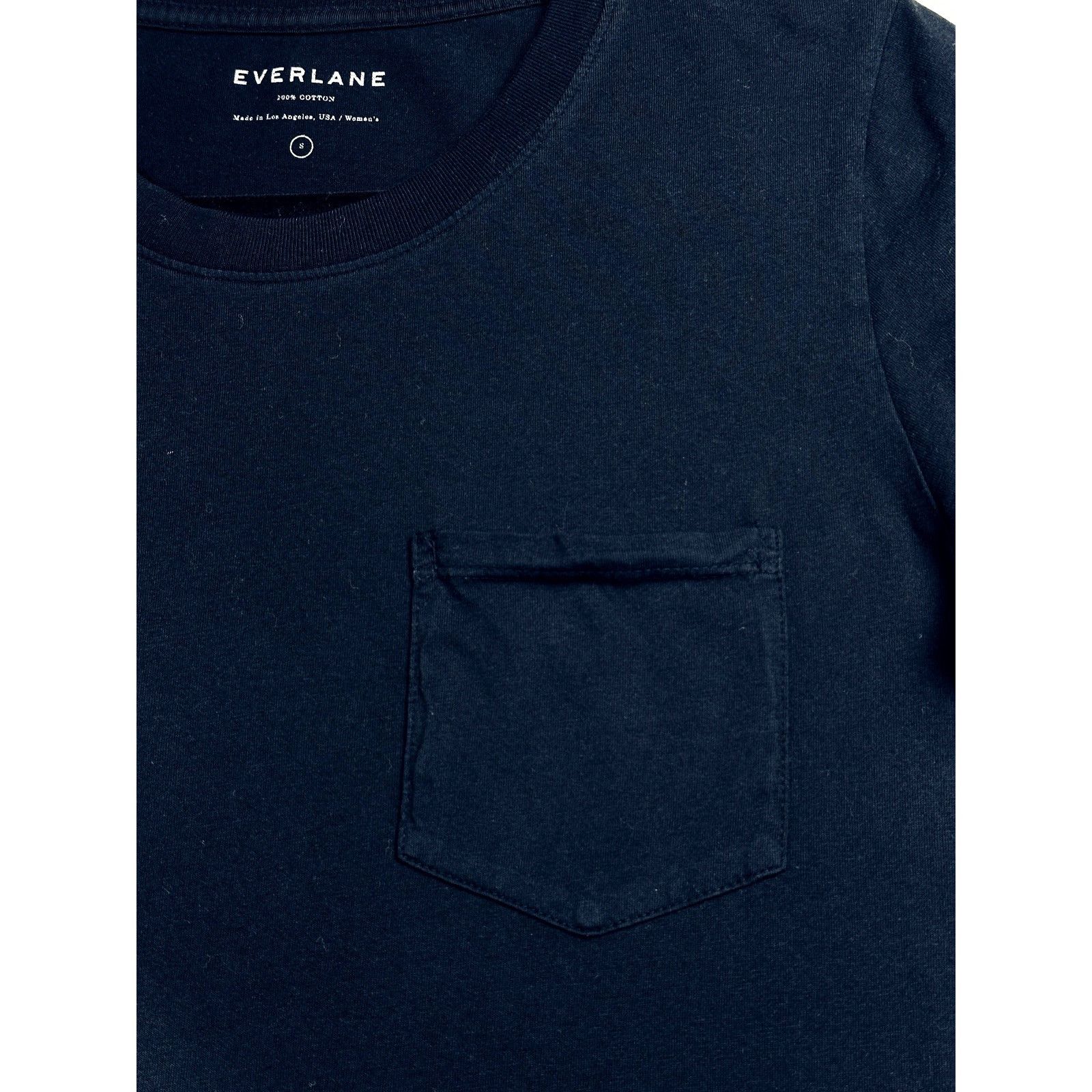 Everlane Everlane Womens The Box-Cut Tee In Essential Black Small Sho Size S / US 4 / IT 40 - 6 Thumbnail