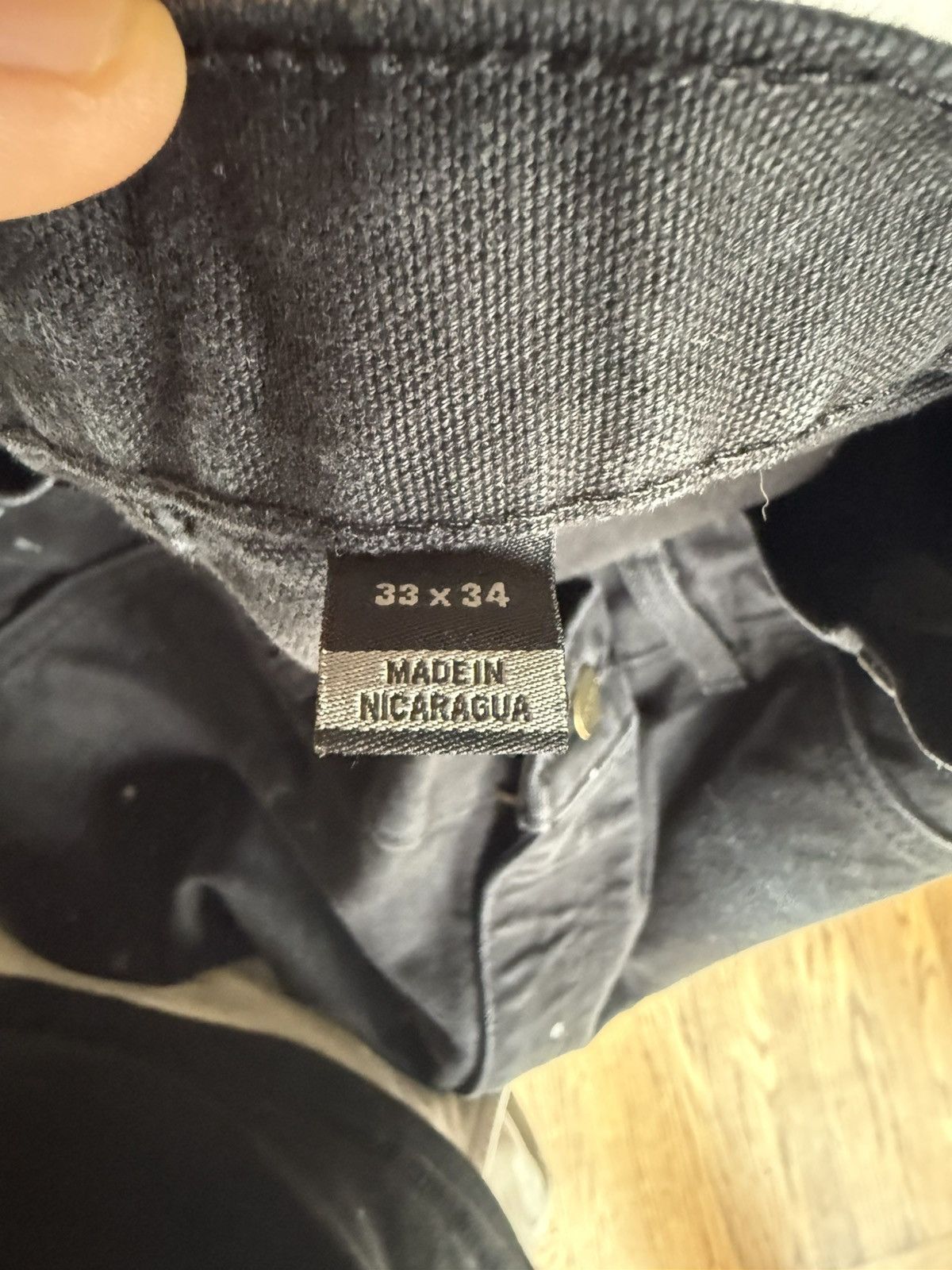 Carhartt Carhartt Black Work Pants Size US 33 - 6 Thumbnail