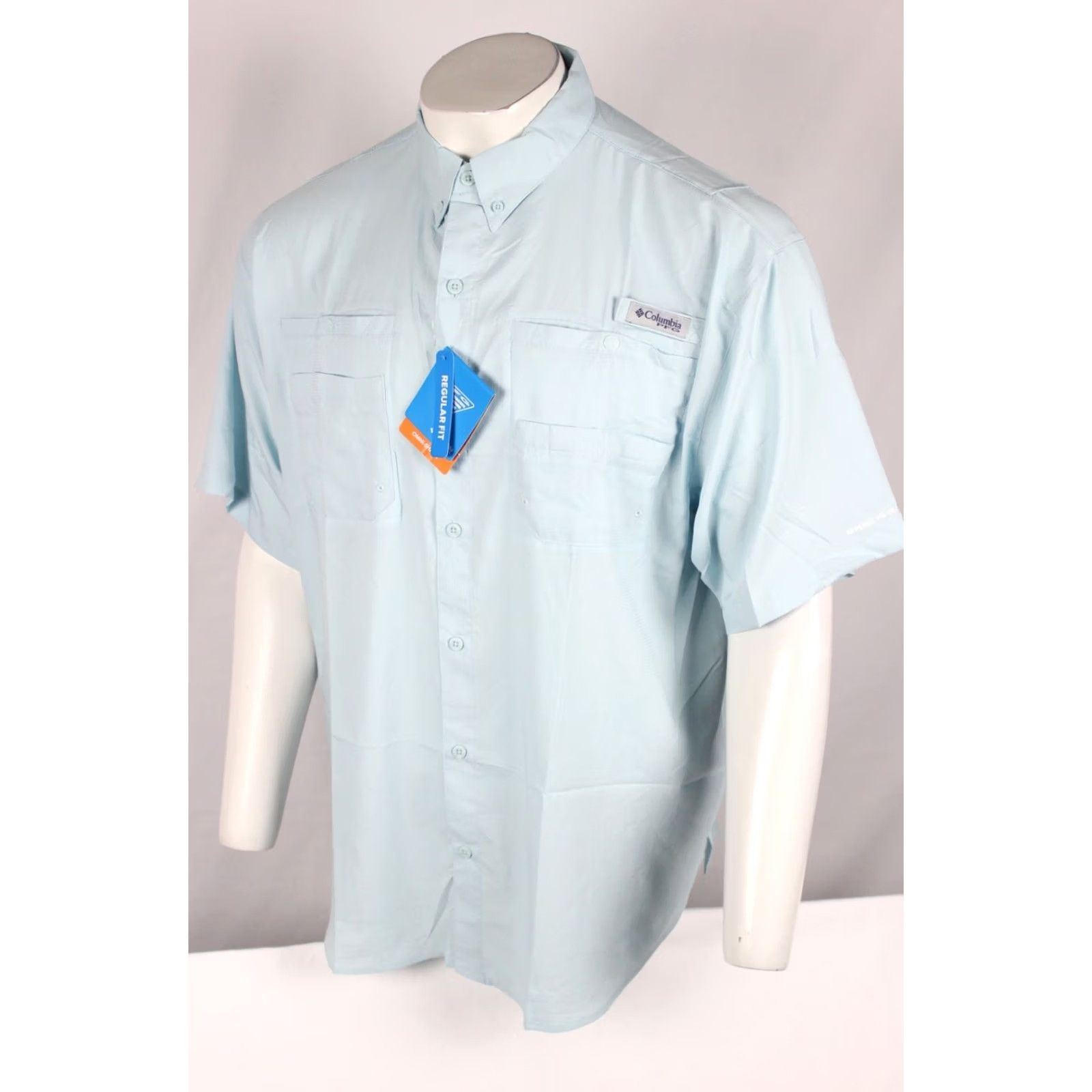 Vintage Columbia PFG Tamiami II Men's Shirt XL Blue Short Sleeve FM7266 482 Size US XL / EU 56 / 4 - 5 Thumbnail