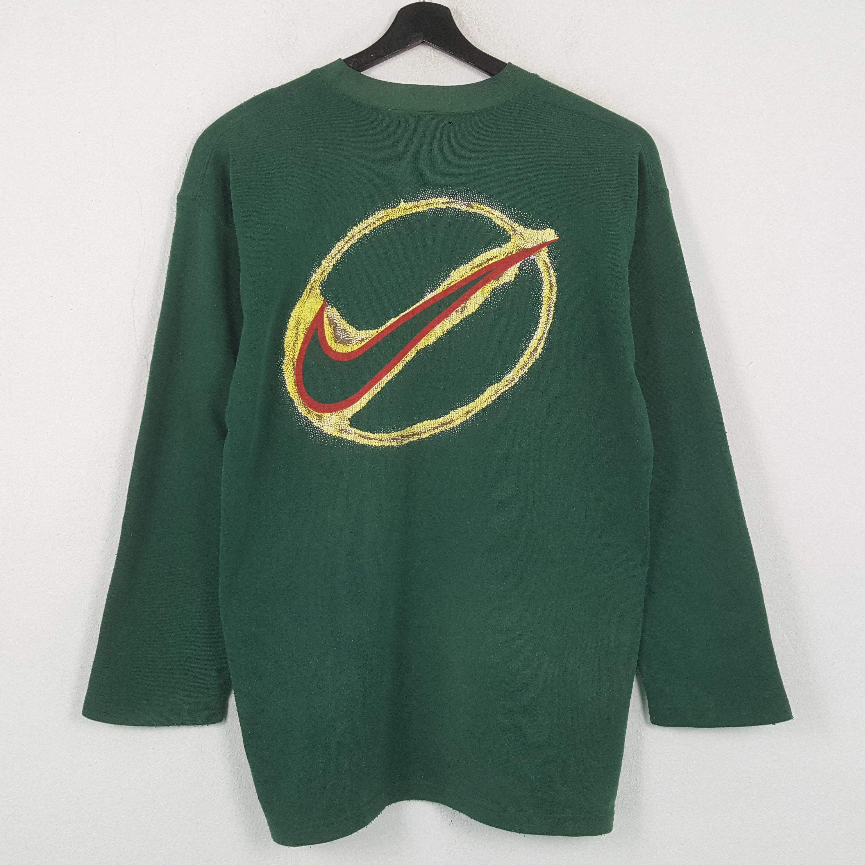 Nike NIKE Big Logo Design Streetwear Sweatshirt C292N25 Size US L / EU 52-54 / 3 - 1 Thumbnail
