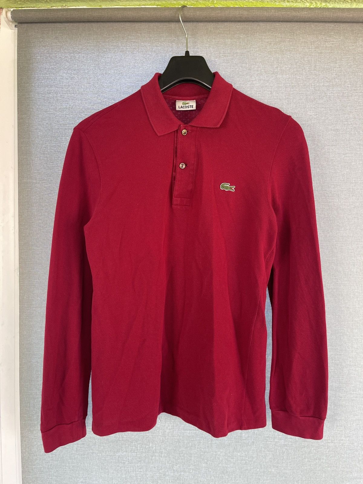 Lacoste × Vintage Vintage Y2K Lacoste Polo Rugby Long Sleeve Mens 90s Size US S / EU 44-46 / 1 - 2 Thumbnail