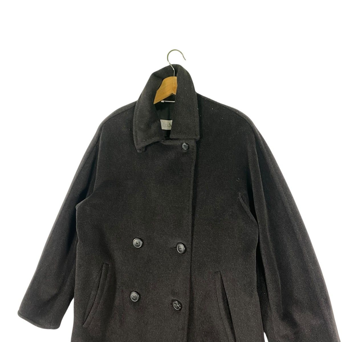 Max Mara Vintage Max Mara Double Breasted Wool Long Jacket Size Usa 2 Size XS / US 0-2 / IT 36-38 - 5 Thumbnail