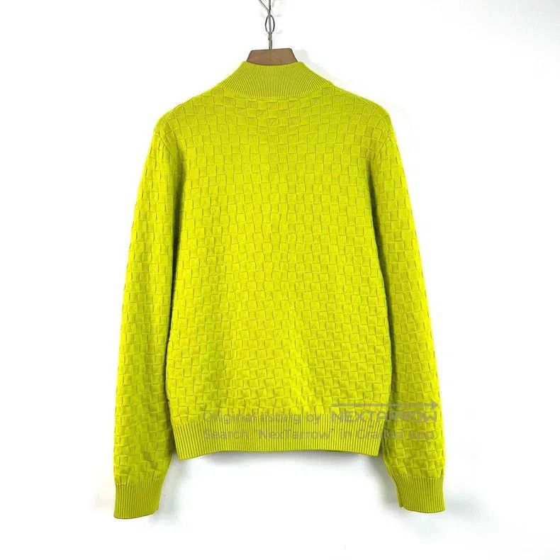 Louis Vuitton Louis Vuitton Damier Green Sheep Wool Long Sleeve Sweater Size US S / EU 44-46 / 1 - 2 Thumbnail