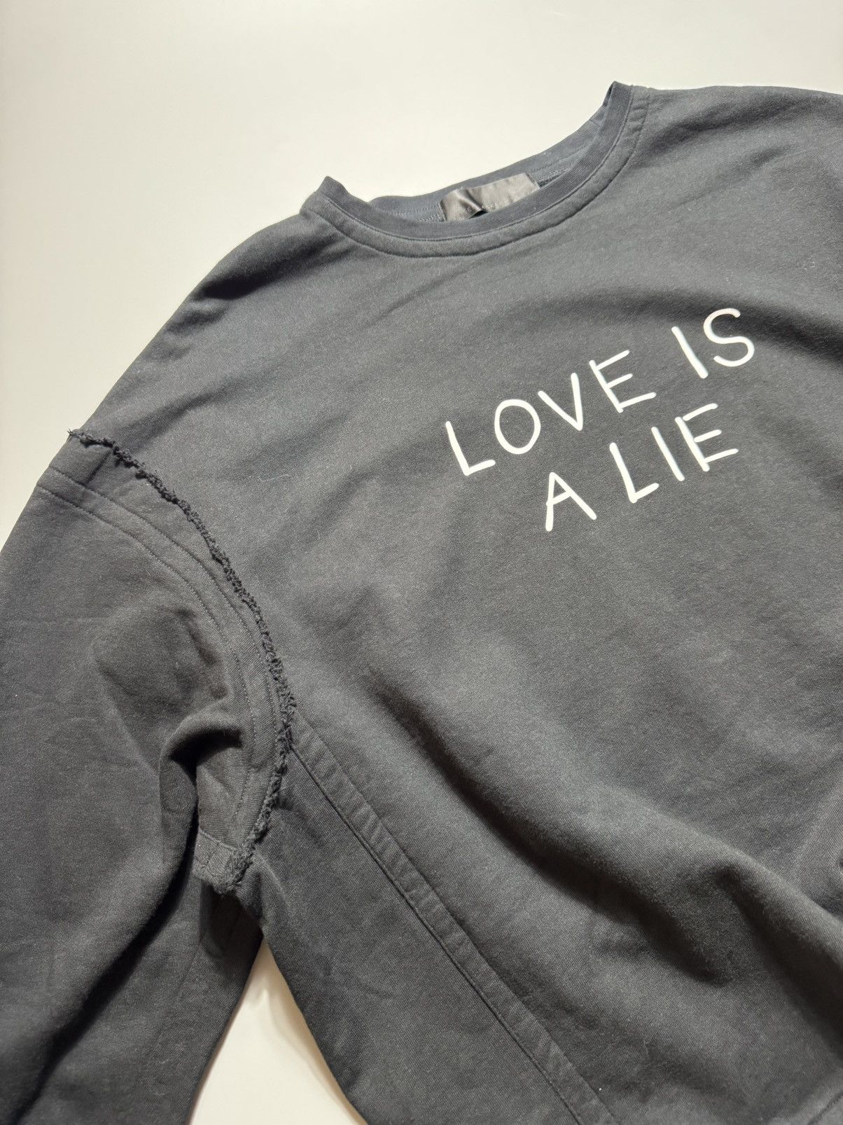 Haider Ackermann Haider Ackermann - Love is a lie - Sweatshirt Size US XXL / EU 58 / 5 - 5 Thumbnail