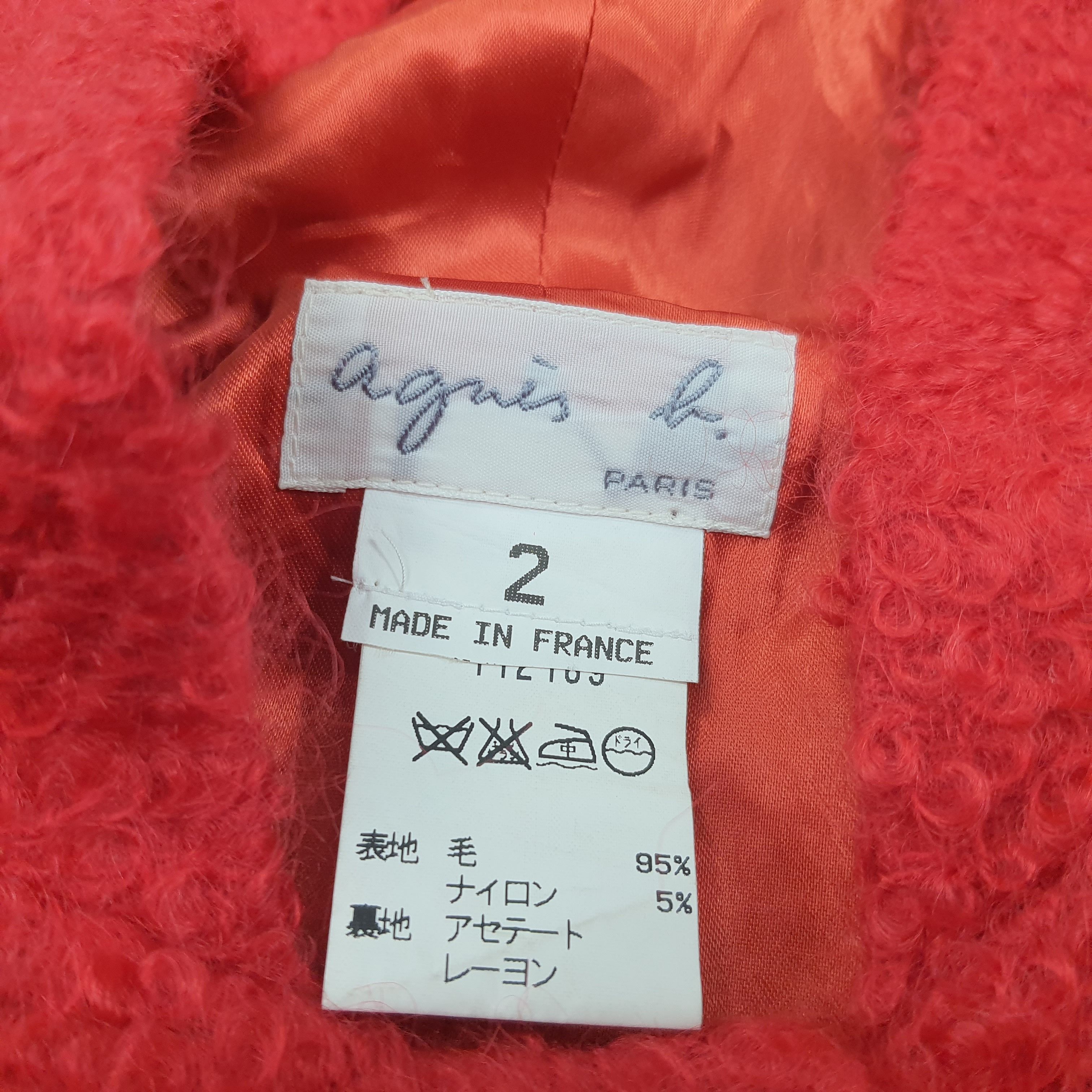Designer × Vintage × agnes b. Vintage Agnes b. Paris Designer Jacket C220N2 Size XS / US 0-2 / IT 36-38 - 4 Thumbnail