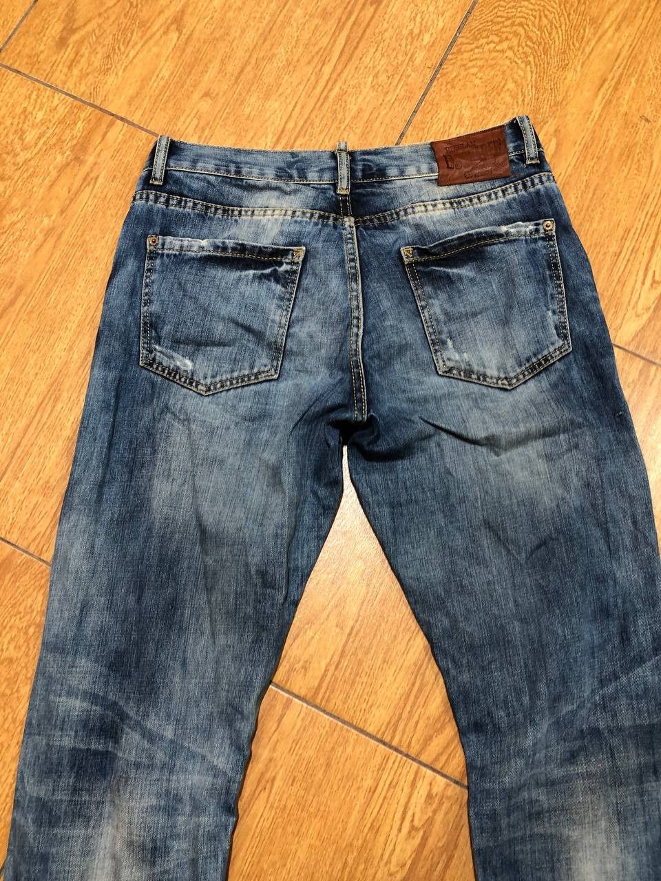 Dsquared2 Dsquared2 Blue Distressed Ripped vintage denim Jeans Size US 28 / EU 44 - 19 Thumbnail