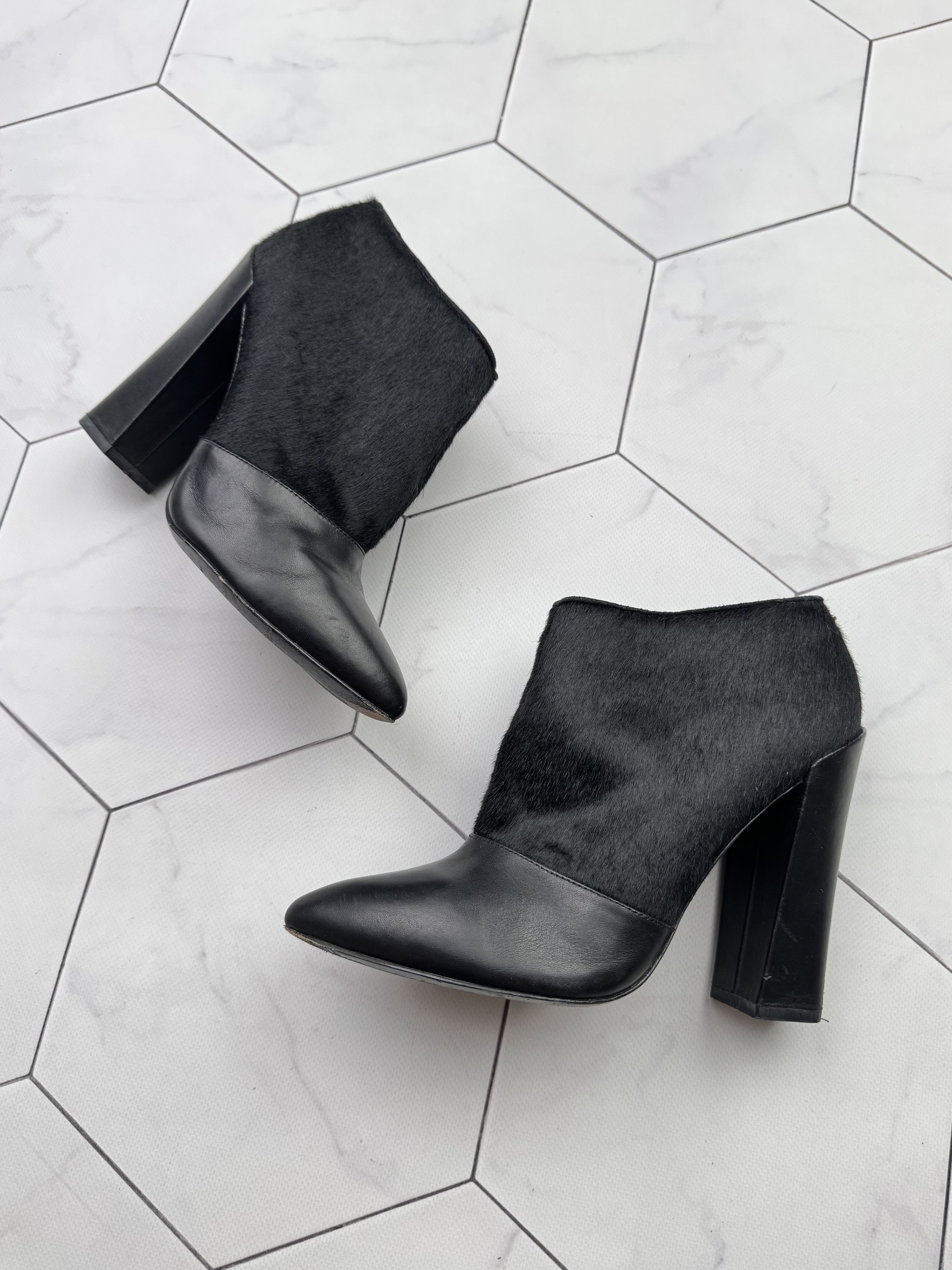 Just Cavalli Just Cavalli Vintage Heels With Real Fur Details (B187) Size US 10 / IT 40 - 1 Thumbnail