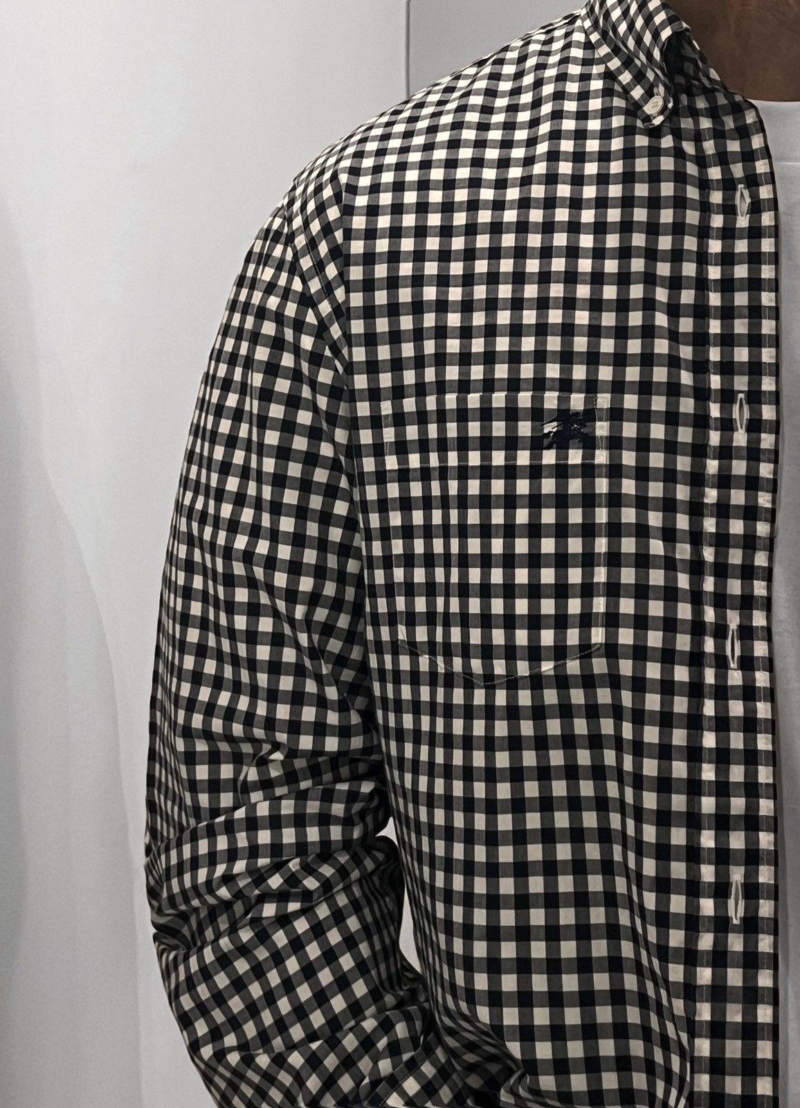 Burberry Burberry Shirt Plaid Button Up Oversize Size US XXL / EU 58 / 5 - 4 Thumbnail