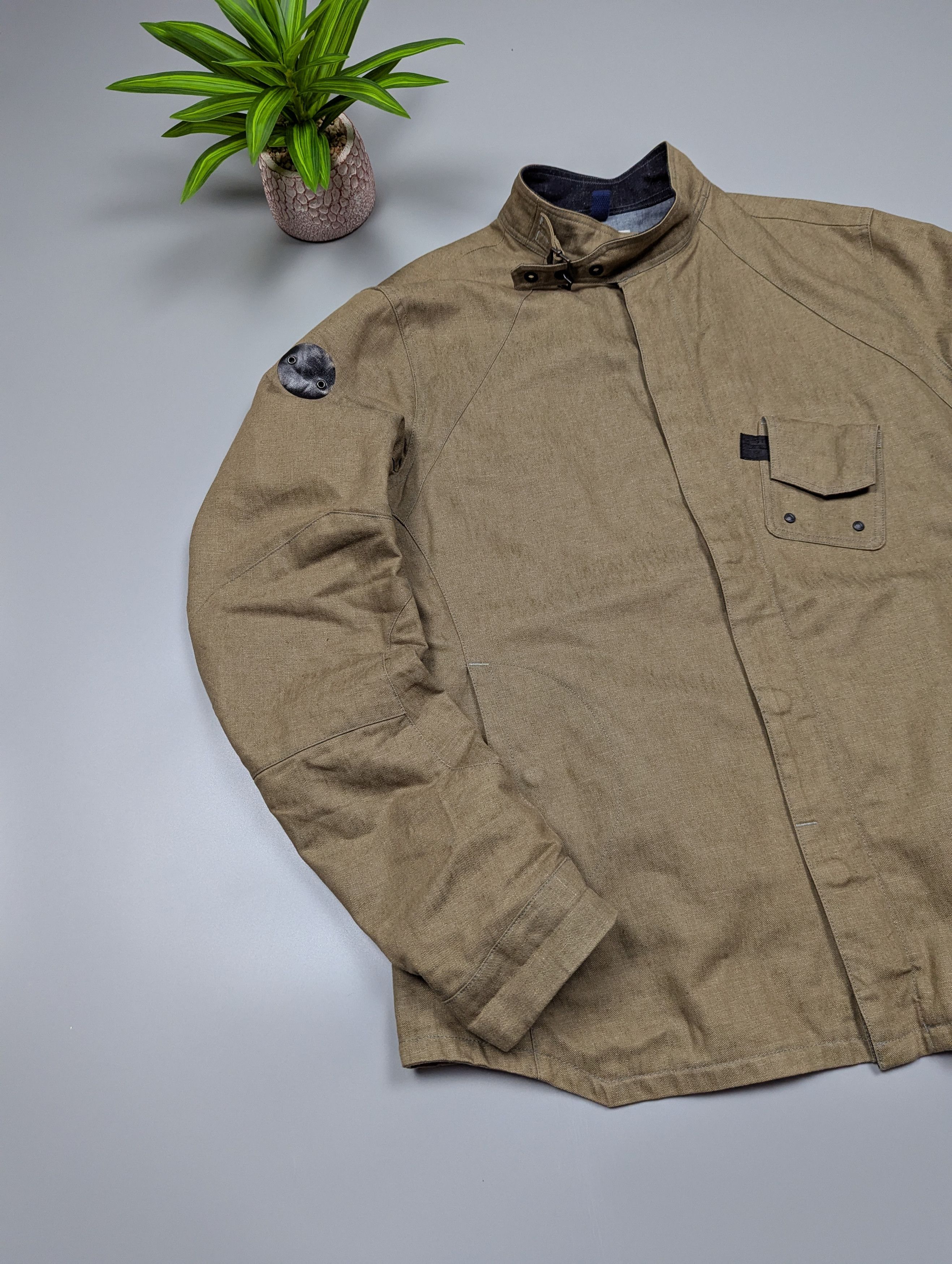 G-Star G-Star RAW COMIC OVERSHIRT Men's Fitted Light Brown Jacke Size US L / EU 52-54 / 3 - 7 Thumbnail